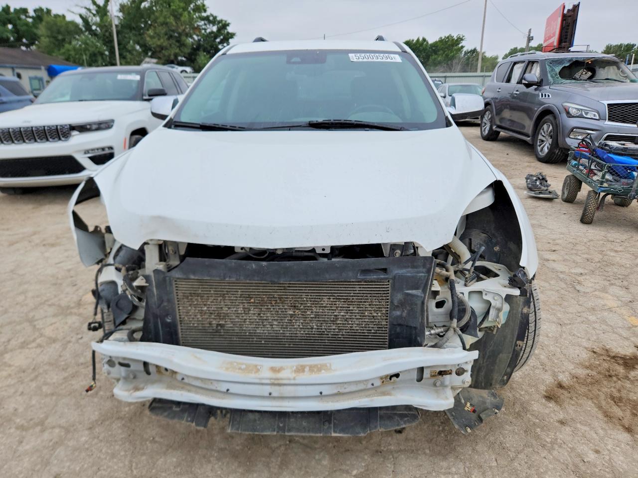 2013 Chevrolet Equinox Ltz White vin: 2GNFLFE3XD6281686