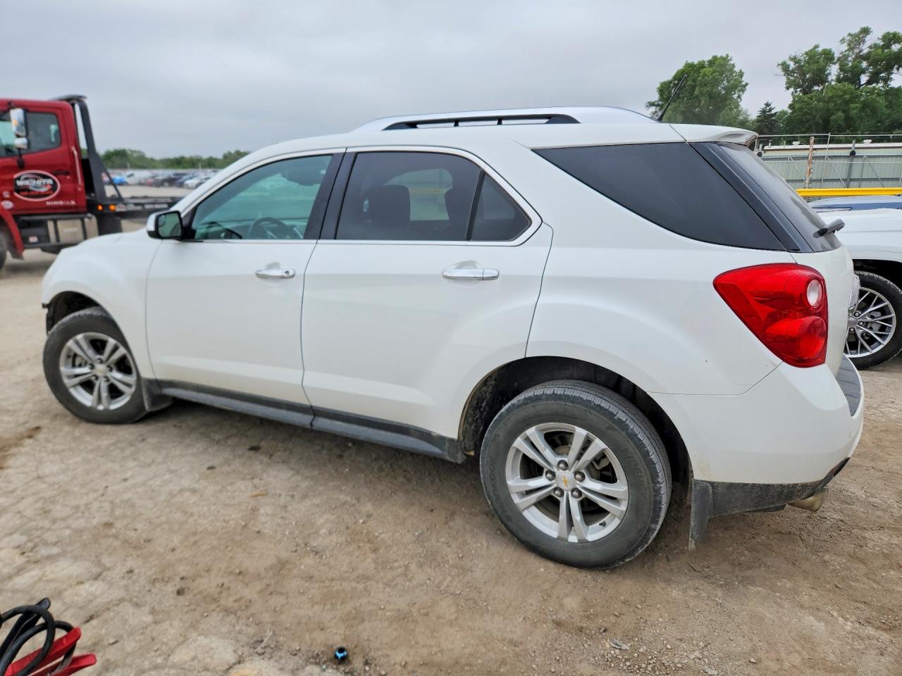 2013 Chevrolet Equinox Ltz White vin: 2GNFLFE3XD6281686