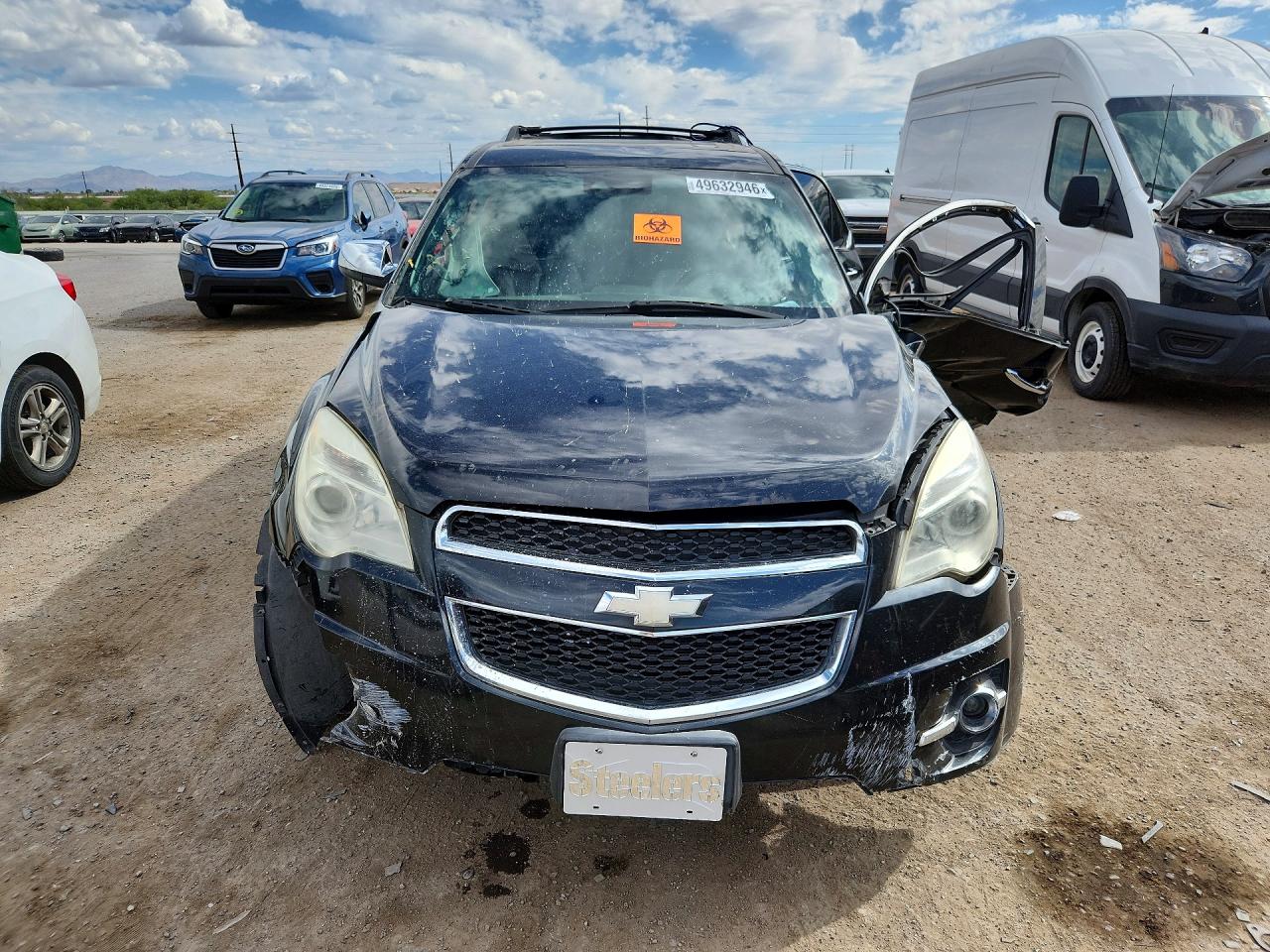 2013 Chevrolet Equinox Ltz Black vin: 2GNFLFE3XD6334838