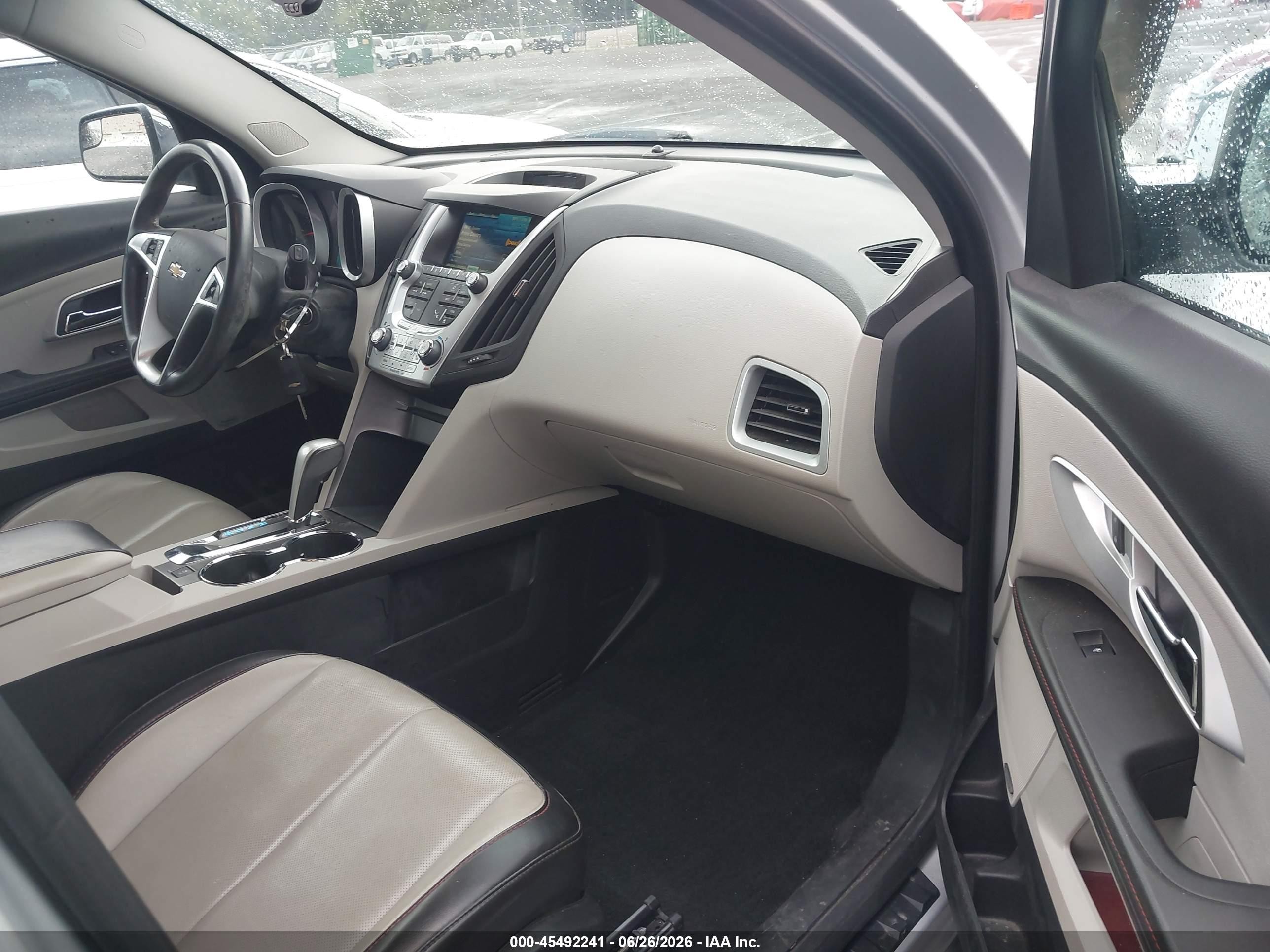 2013 Chevrolet Equinox Ltz Silver vin: 2GNFLFE3XD6385661