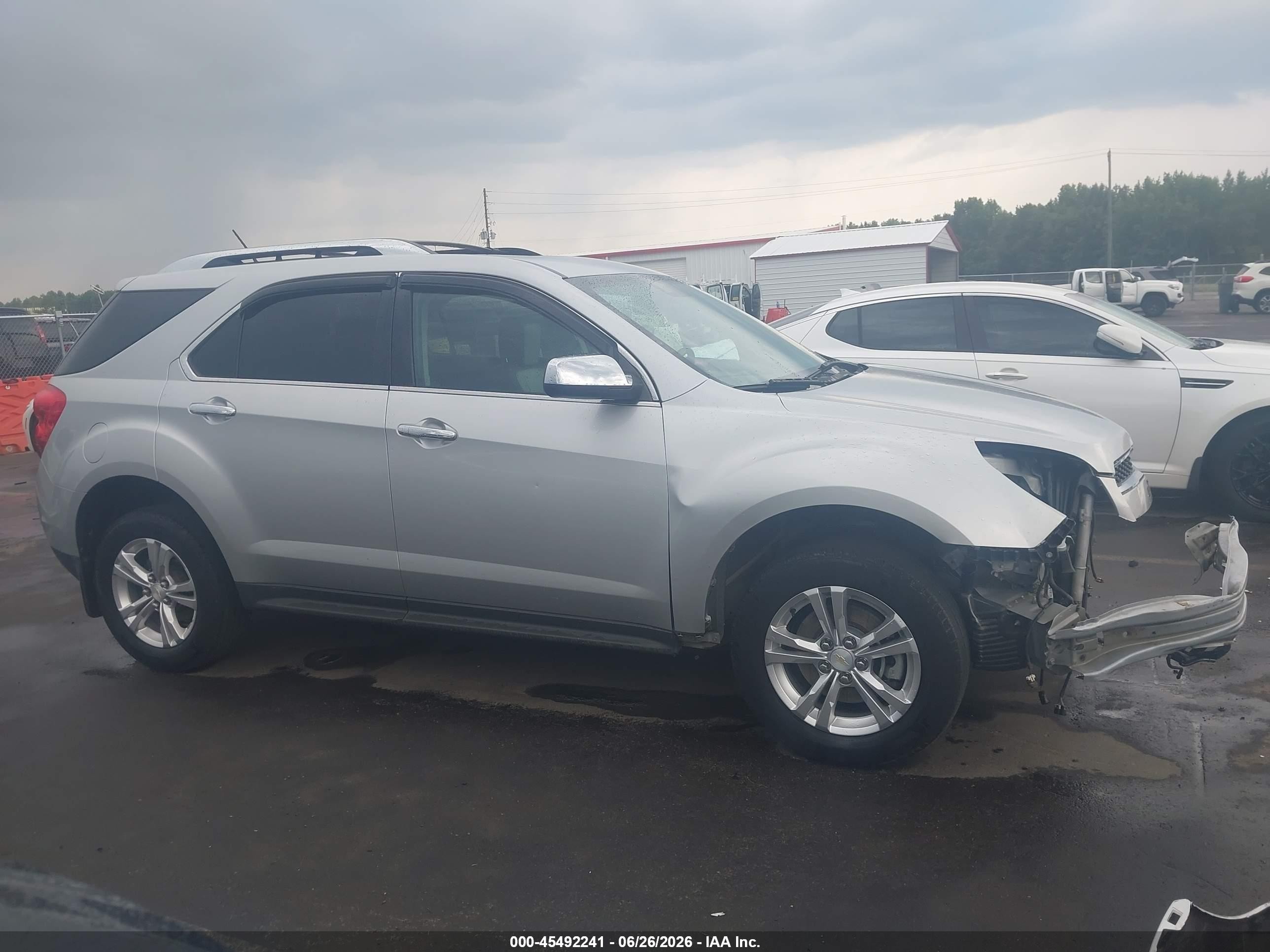 2013 Chevrolet Equinox Ltz Silver vin: 2GNFLFE3XD6385661