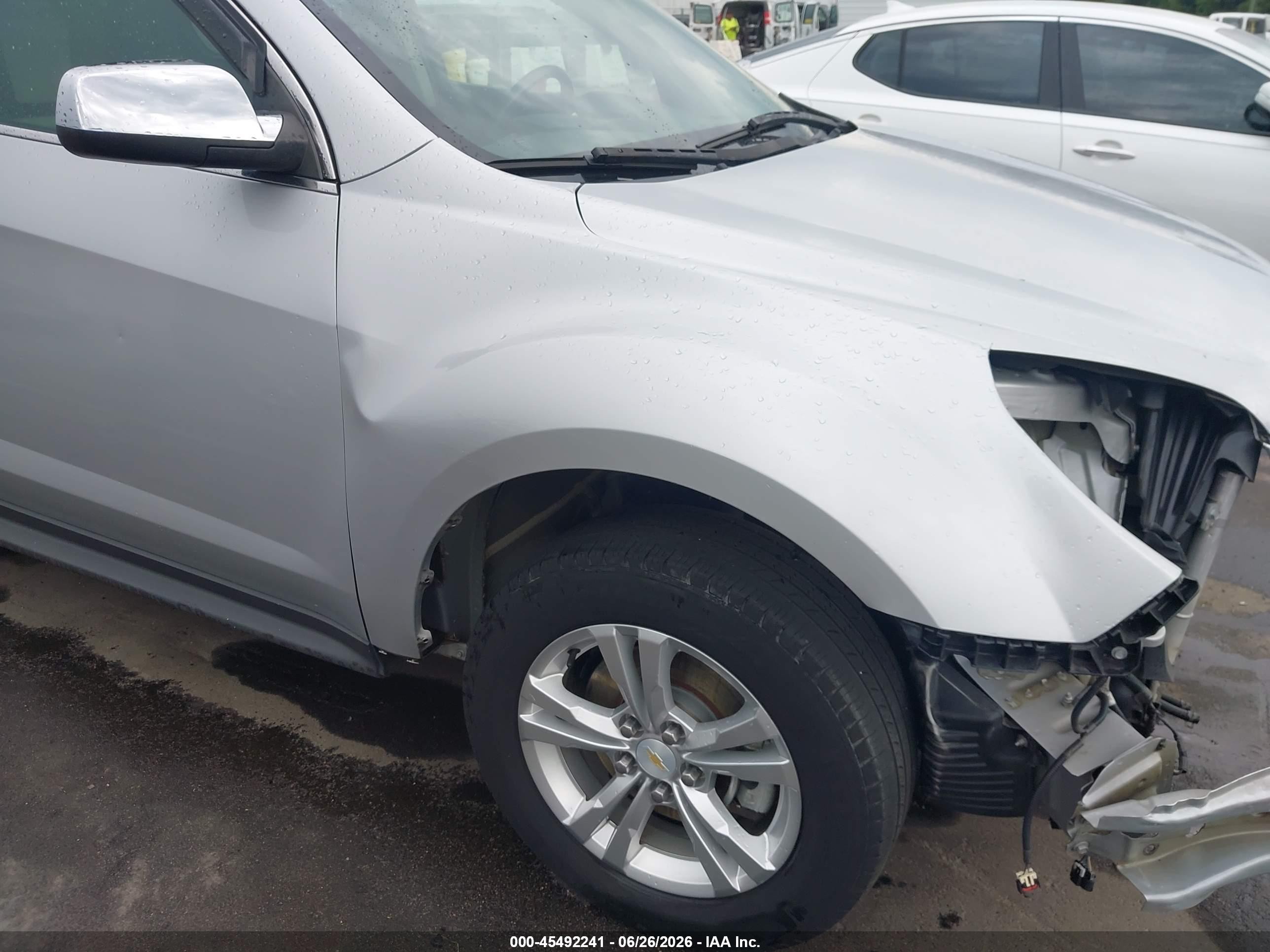 2013 Chevrolet Equinox Ltz Silver vin: 2GNFLFE3XD6385661