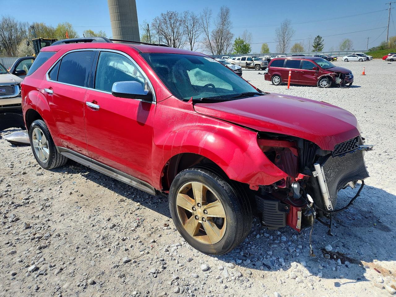 2015 Chevrolet Equinox Lt Red vin: 2GNFLFE3XF6272943