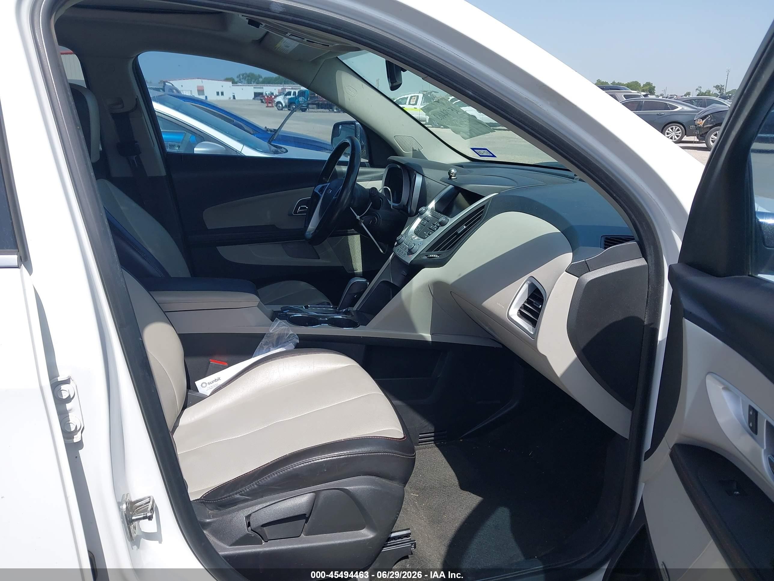 2012 Chevrolet Equinox Ltz White vin: 2GNFLFE52C6382110