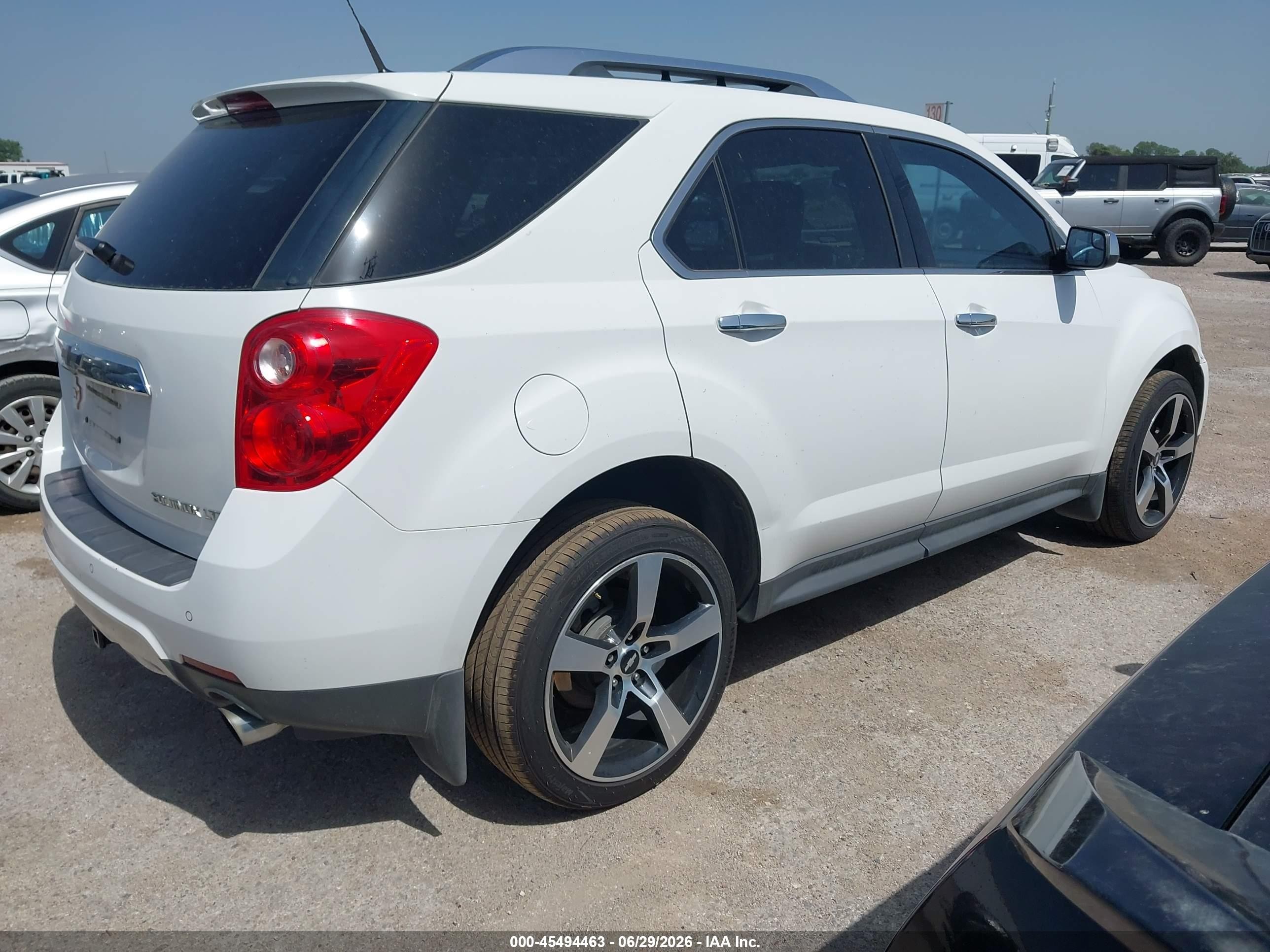 2012 Chevrolet Equinox Ltz White vin: 2GNFLFE52C6382110