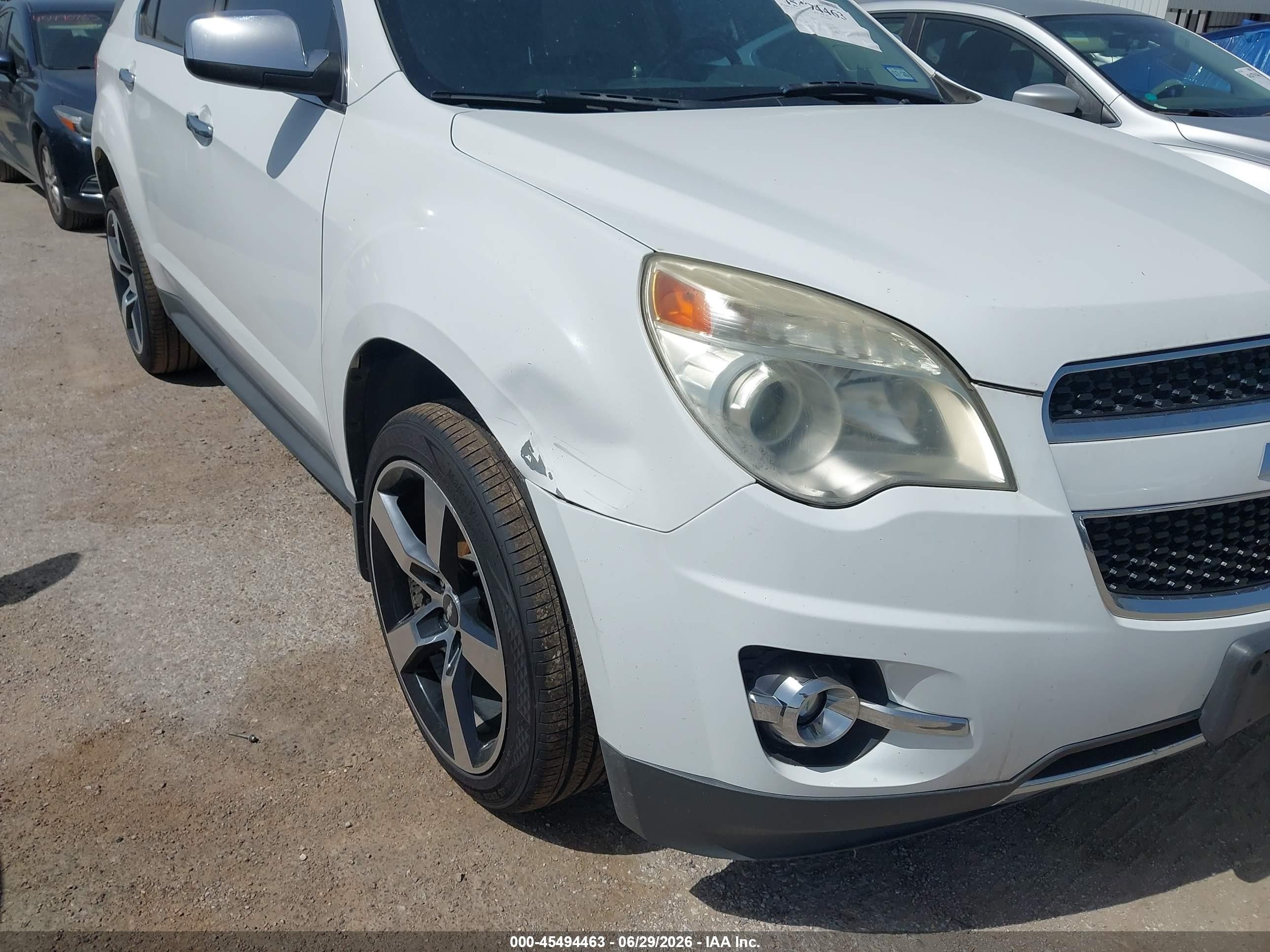 2012 Chevrolet Equinox Ltz White vin: 2GNFLFE52C6382110