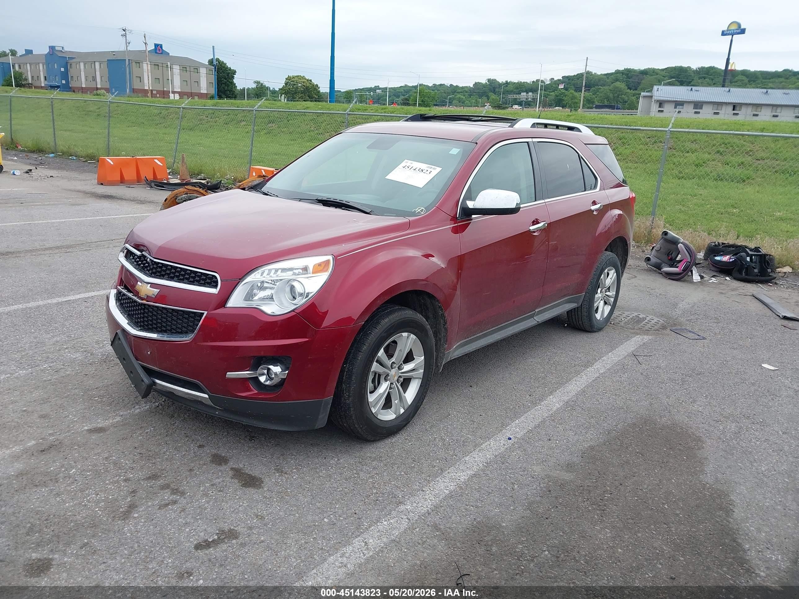 2012 Chevrolet Equinox Ltz Red vin: 2GNFLFE53C6299592