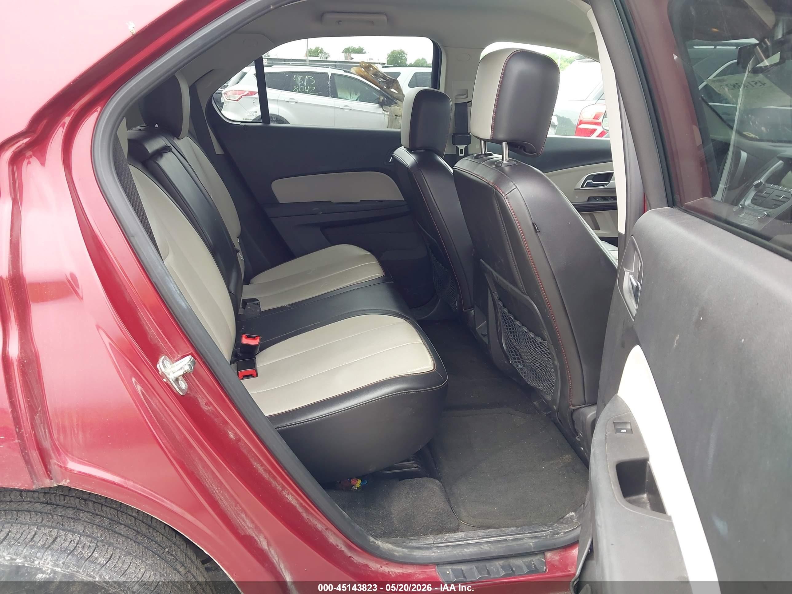 2012 Chevrolet Equinox Ltz Red vin: 2GNFLFE53C6299592