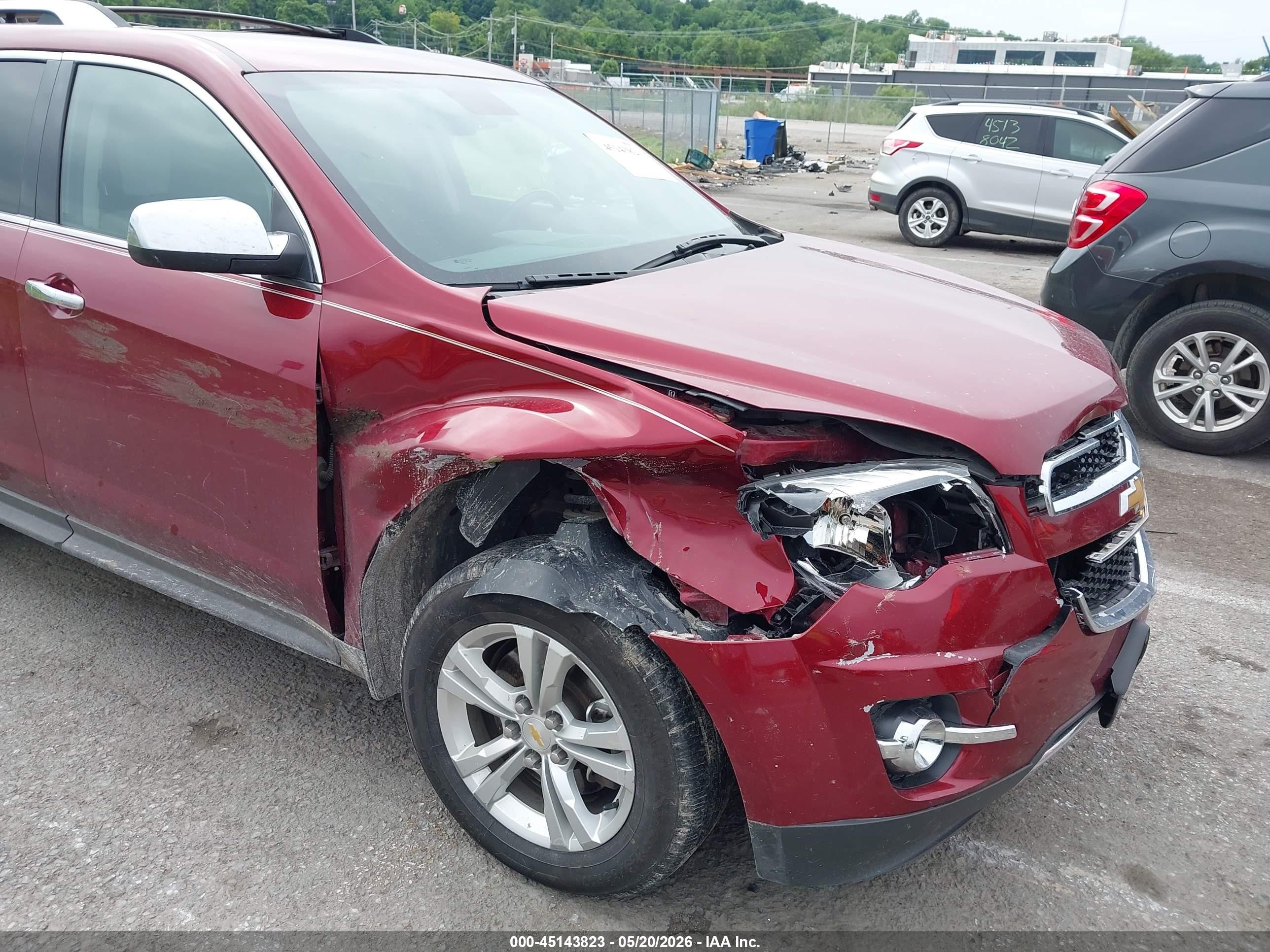 2012 Chevrolet Equinox Ltz Red vin: 2GNFLFE53C6299592