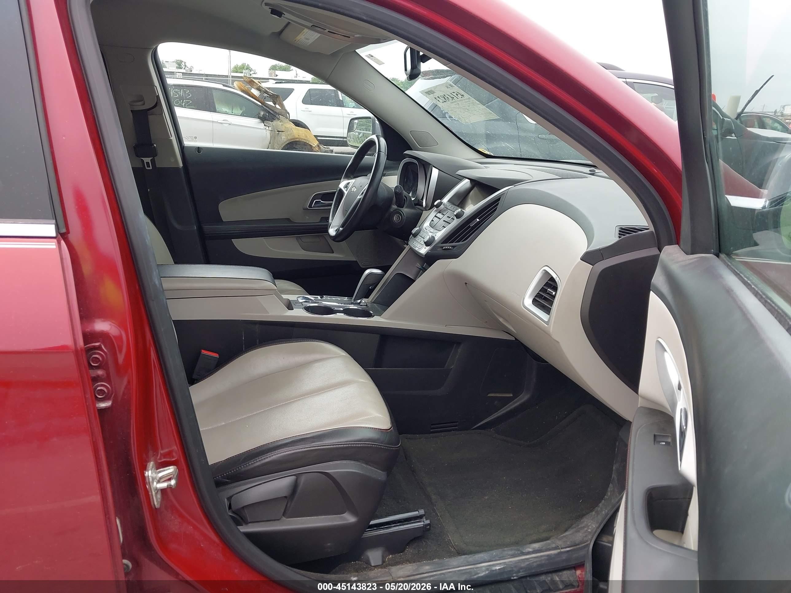 2012 Chevrolet Equinox Ltz Red vin: 2GNFLFE53C6299592