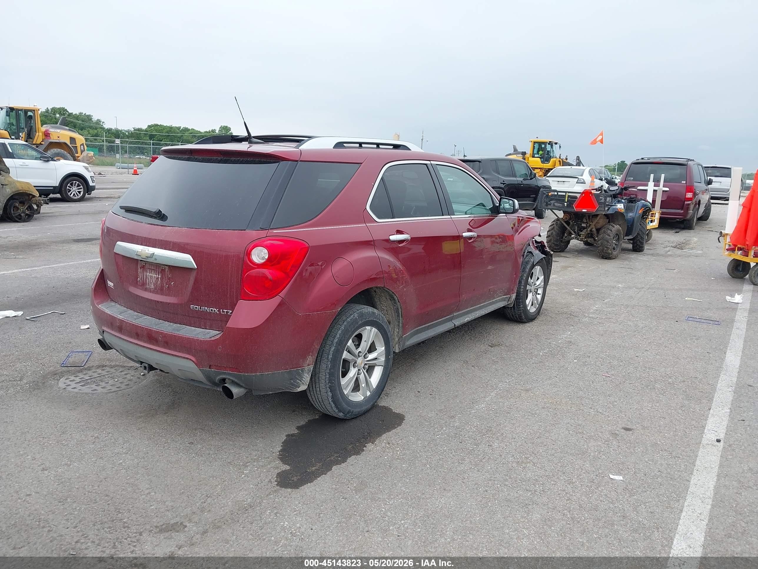 2012 Chevrolet Equinox Ltz Red vin: 2GNFLFE53C6299592