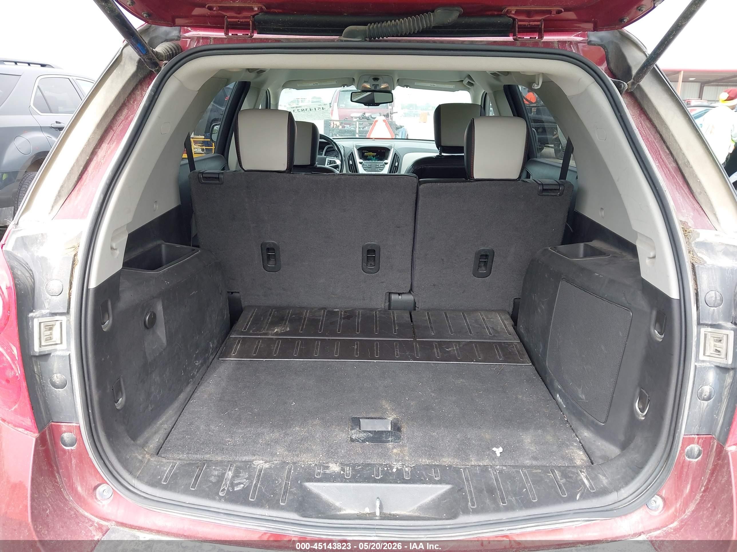 2012 Chevrolet Equinox Ltz Red vin: 2GNFLFE53C6299592