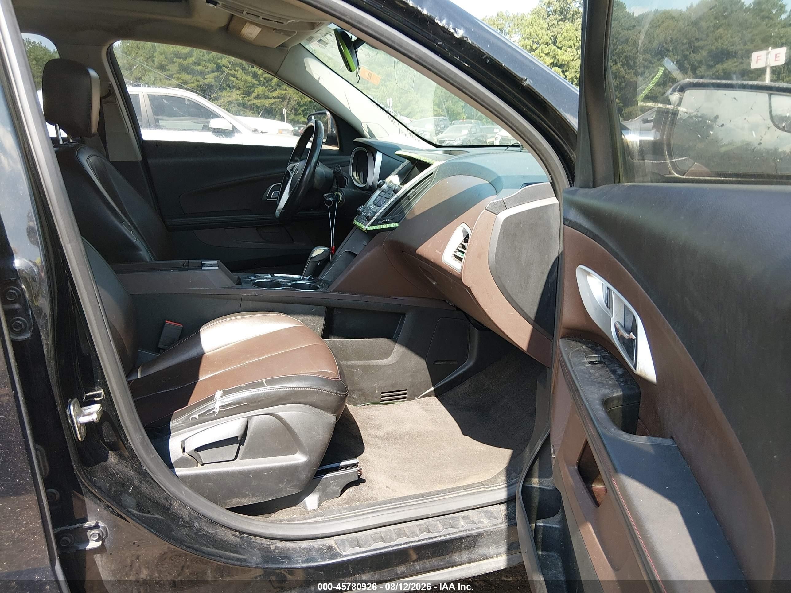 2012 Chevrolet Equinox Ltz Черный vin: 2GNFLFE54C6158000