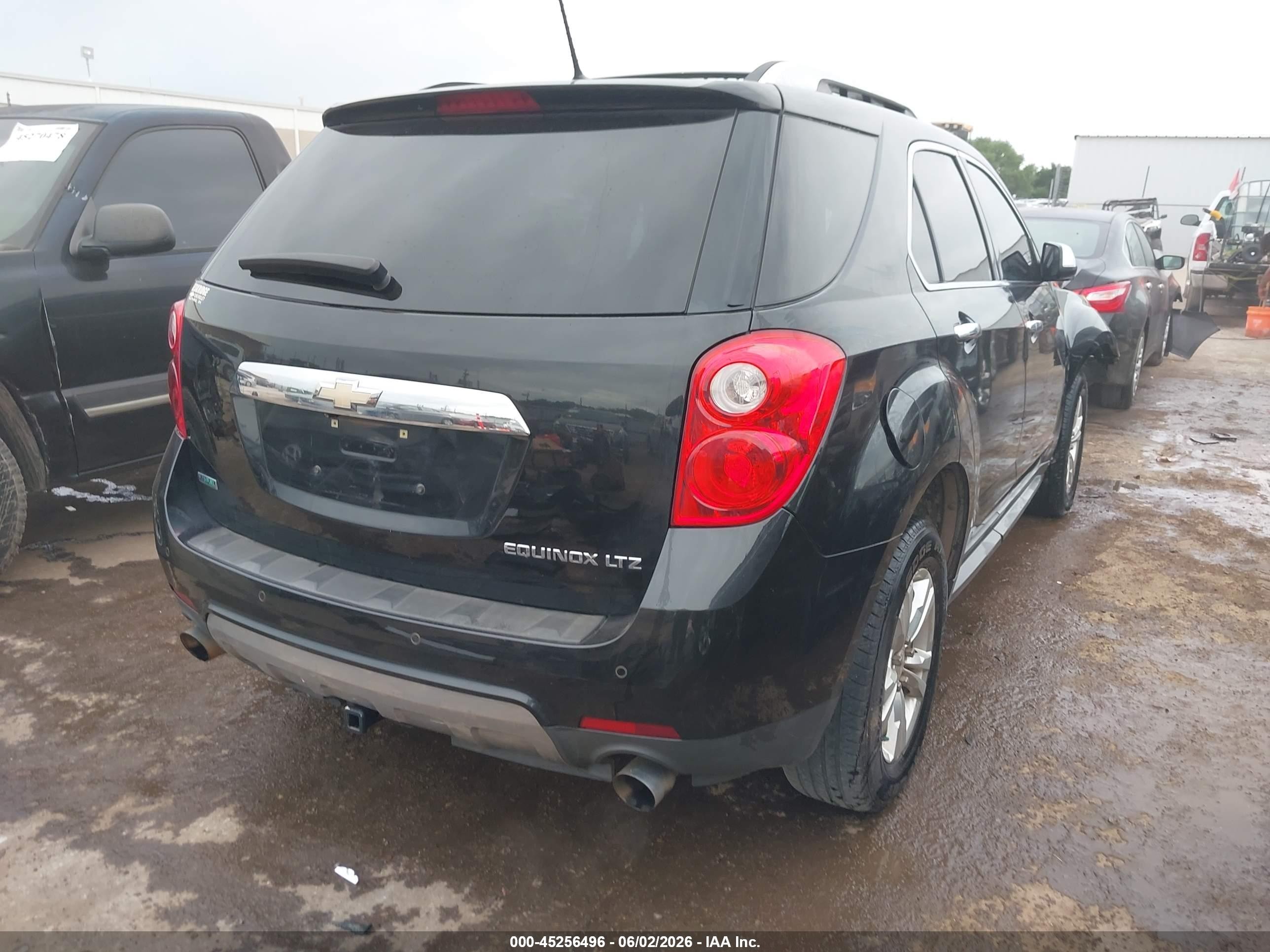 2012 Chevrolet Equinox Ltz Black vin: 2GNFLFE54C6178473