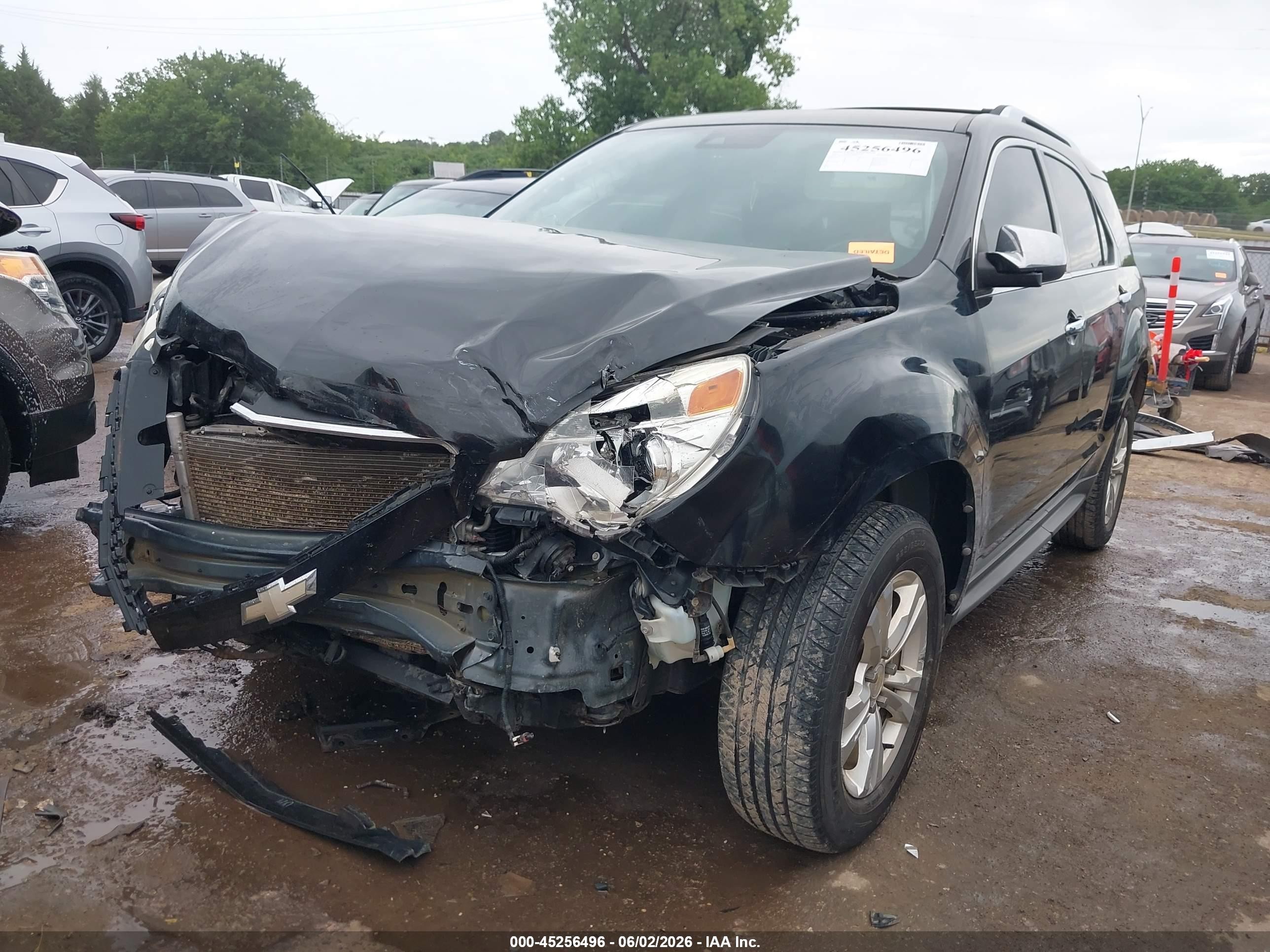 2012 Chevrolet Equinox Ltz Black vin: 2GNFLFE54C6178473