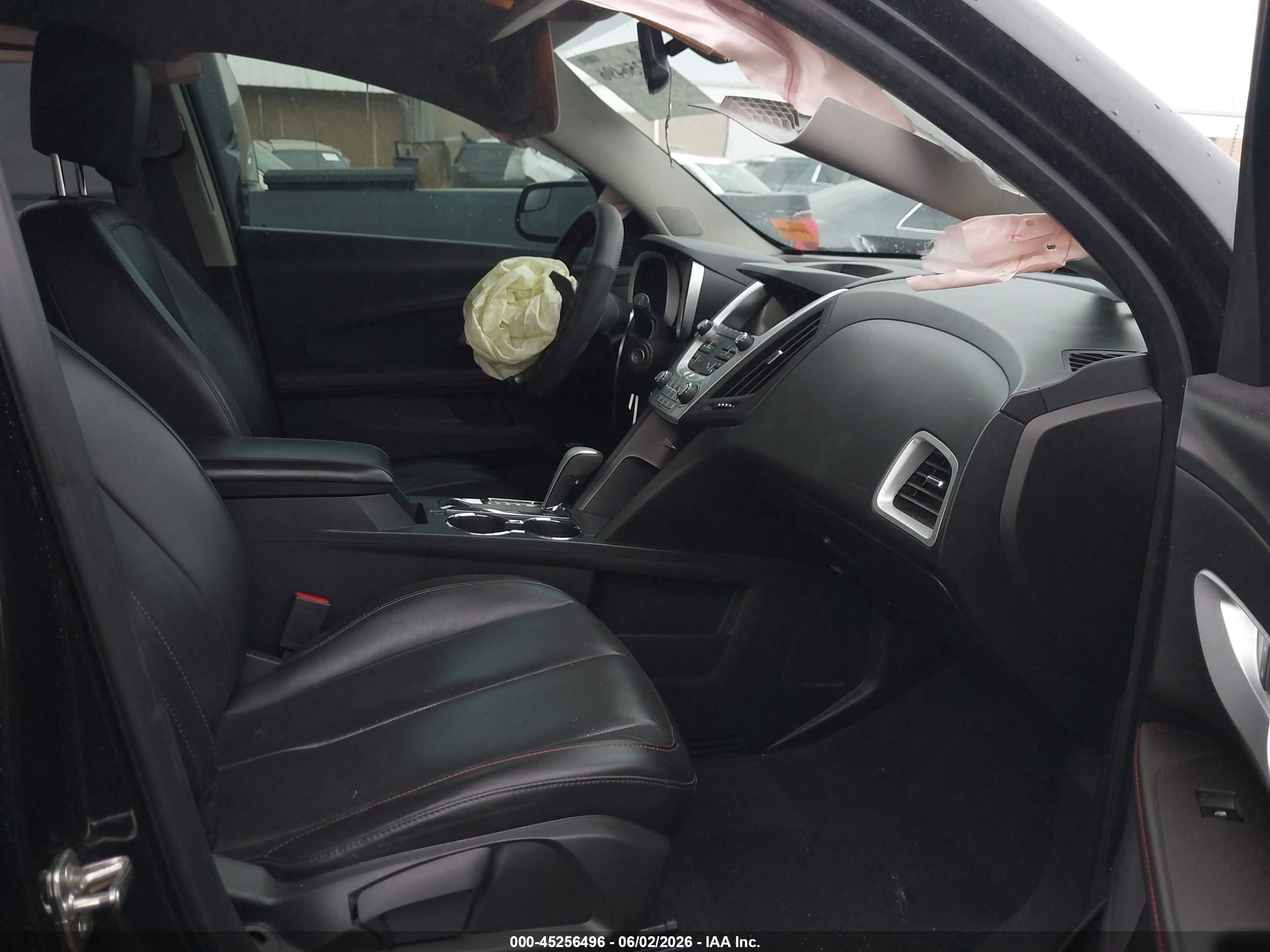 2012 Chevrolet Equinox Ltz Black vin: 2GNFLFE54C6178473