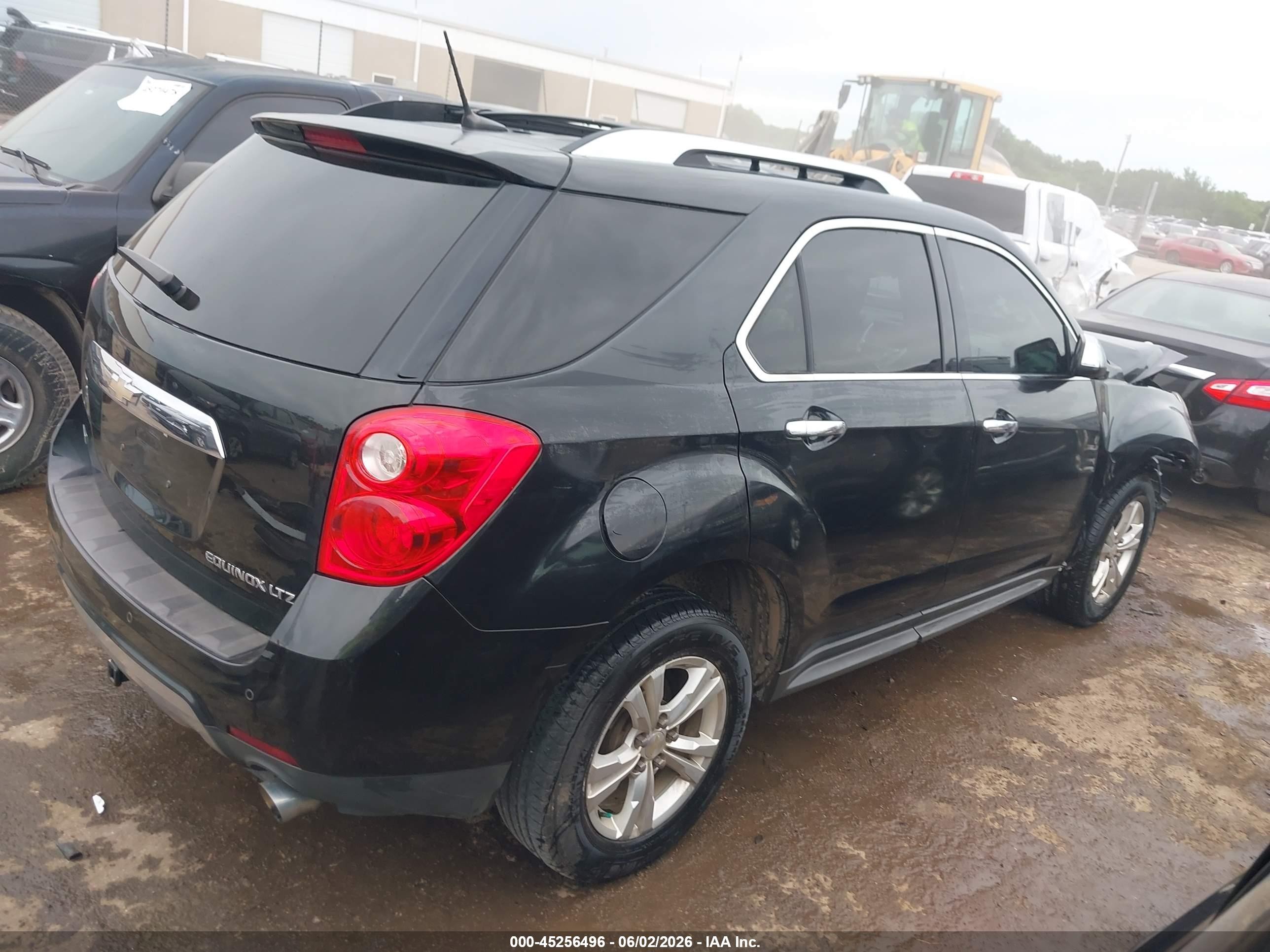 2012 Chevrolet Equinox Ltz Black vin: 2GNFLFE54C6178473