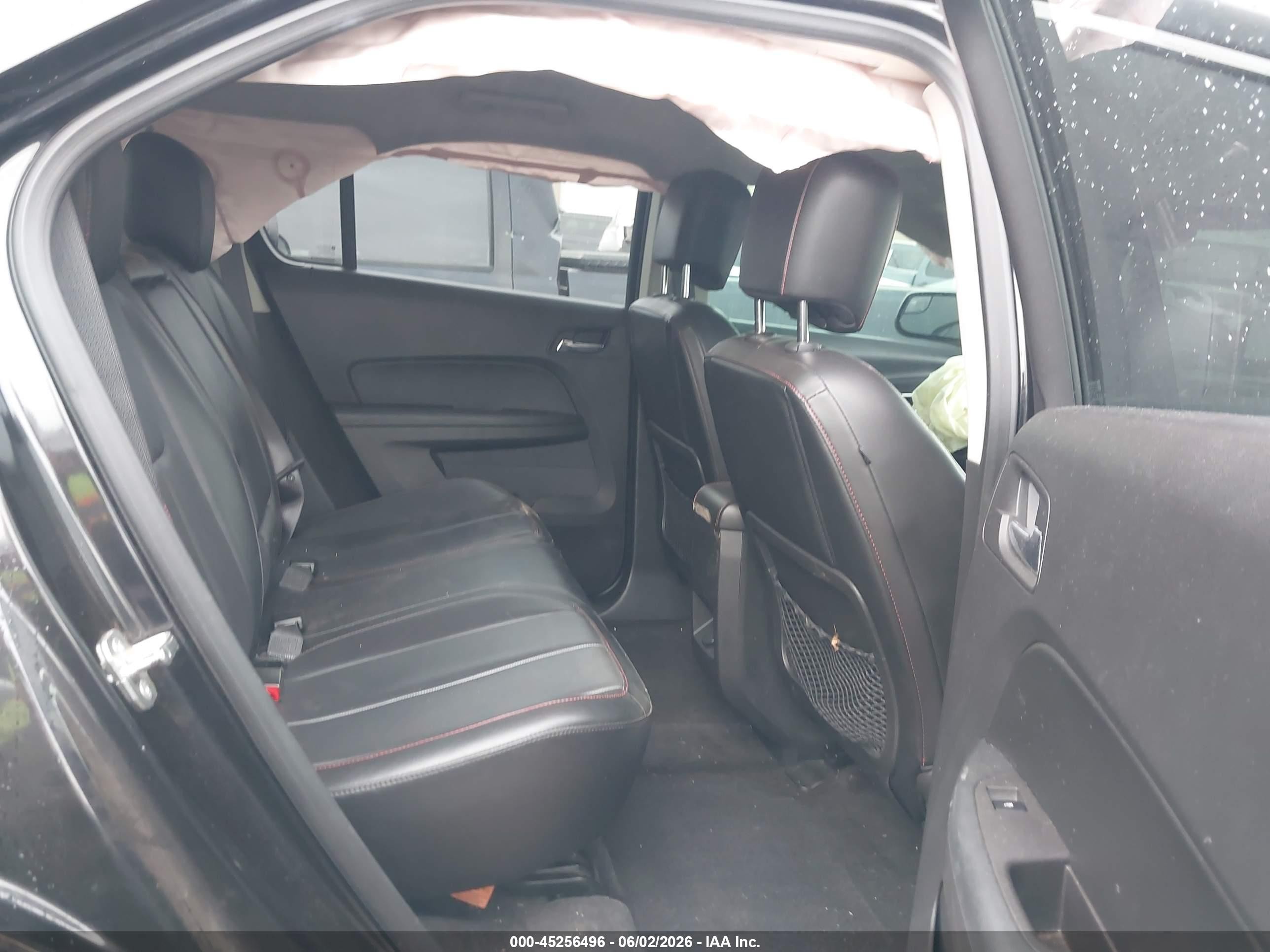 2012 Chevrolet Equinox Ltz Black vin: 2GNFLFE54C6178473