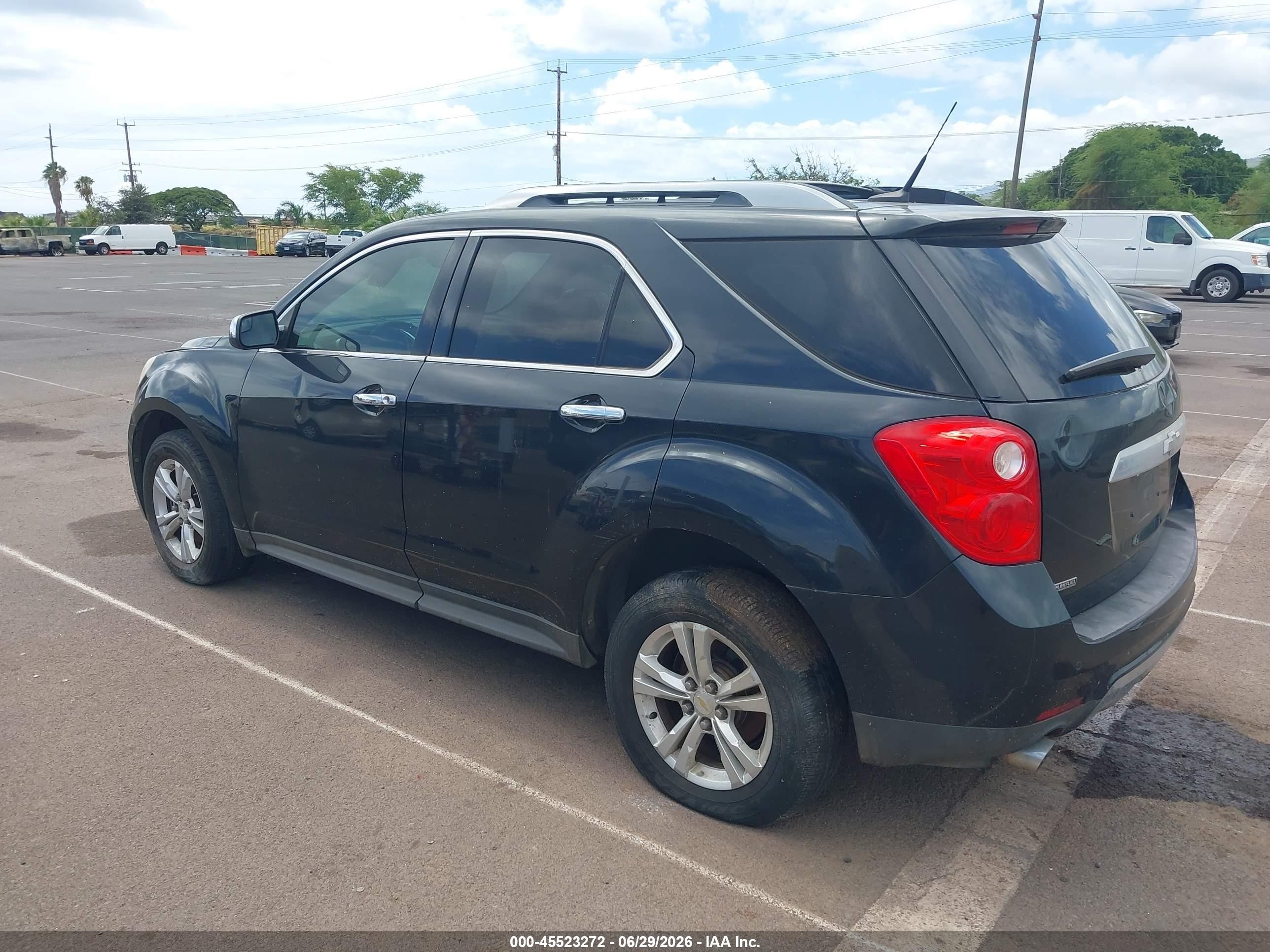 2012 Chevrolet Equinox Ltz Black vin: 2GNFLFE56C6147368
