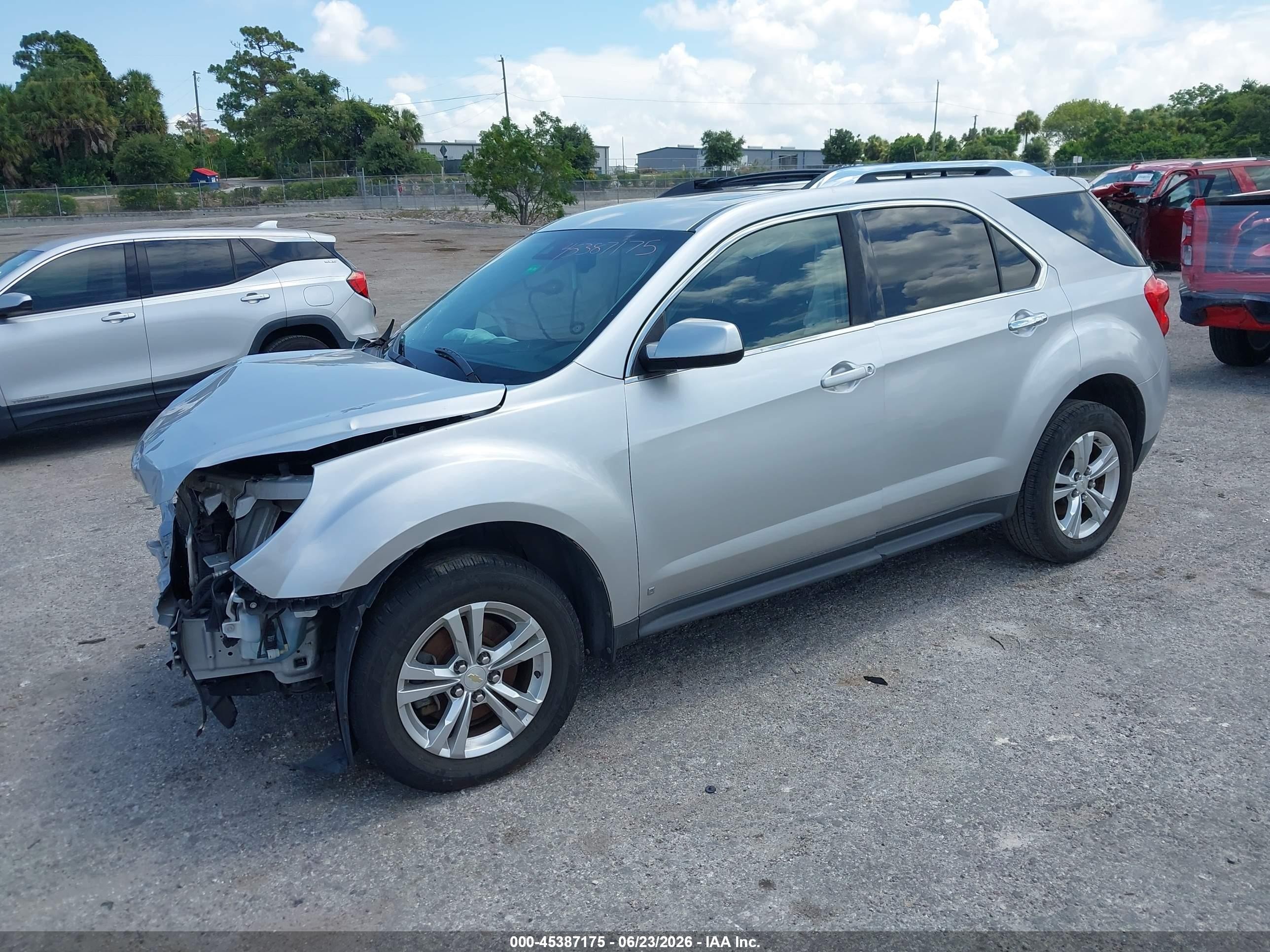 2012 Chevrolet Equinox Ltz Silver vin: 2GNFLFE57C6175101