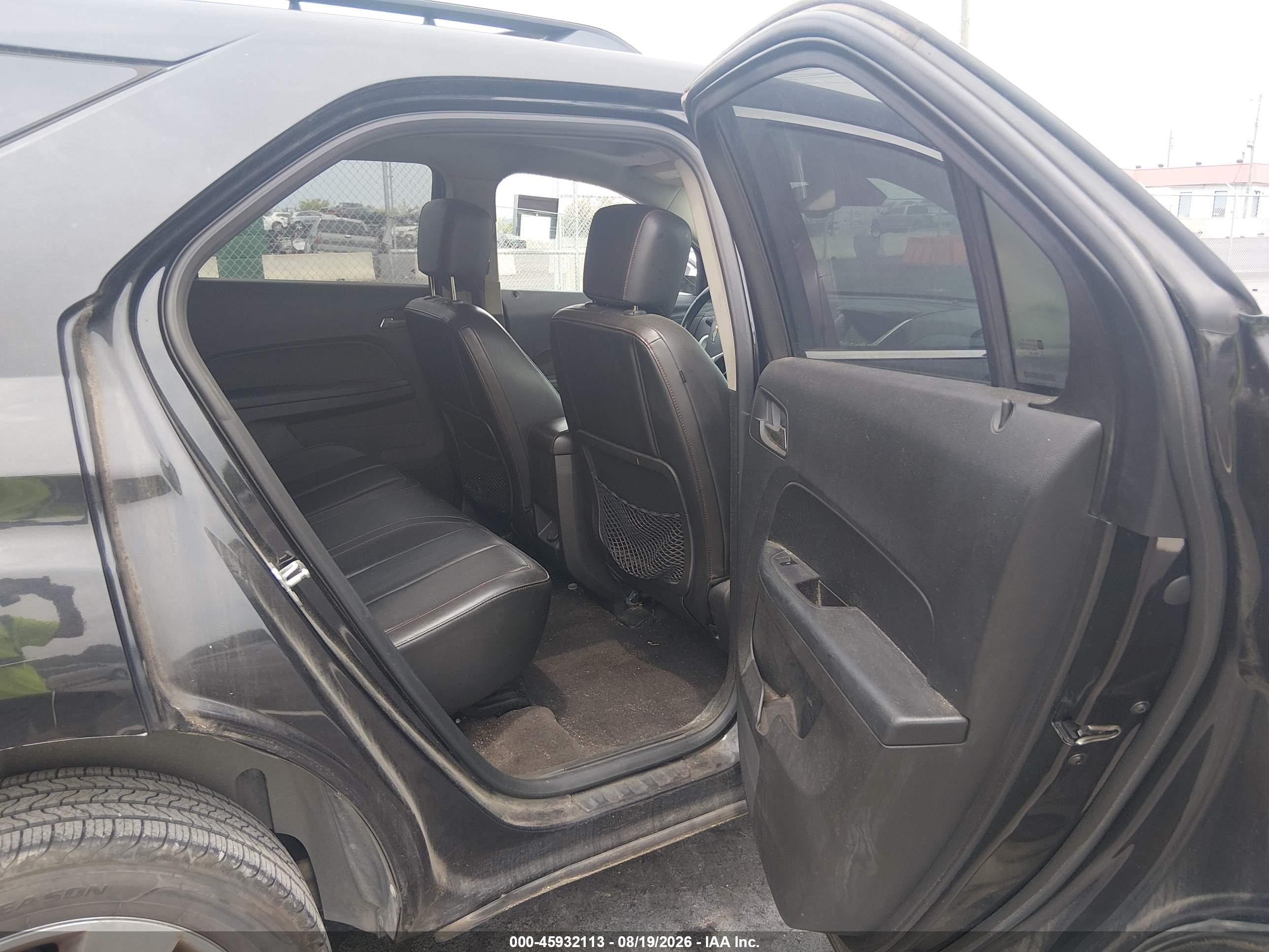 2012 Chevrolet Equinox Ltz Black vin: 2GNFLFE58C6160722