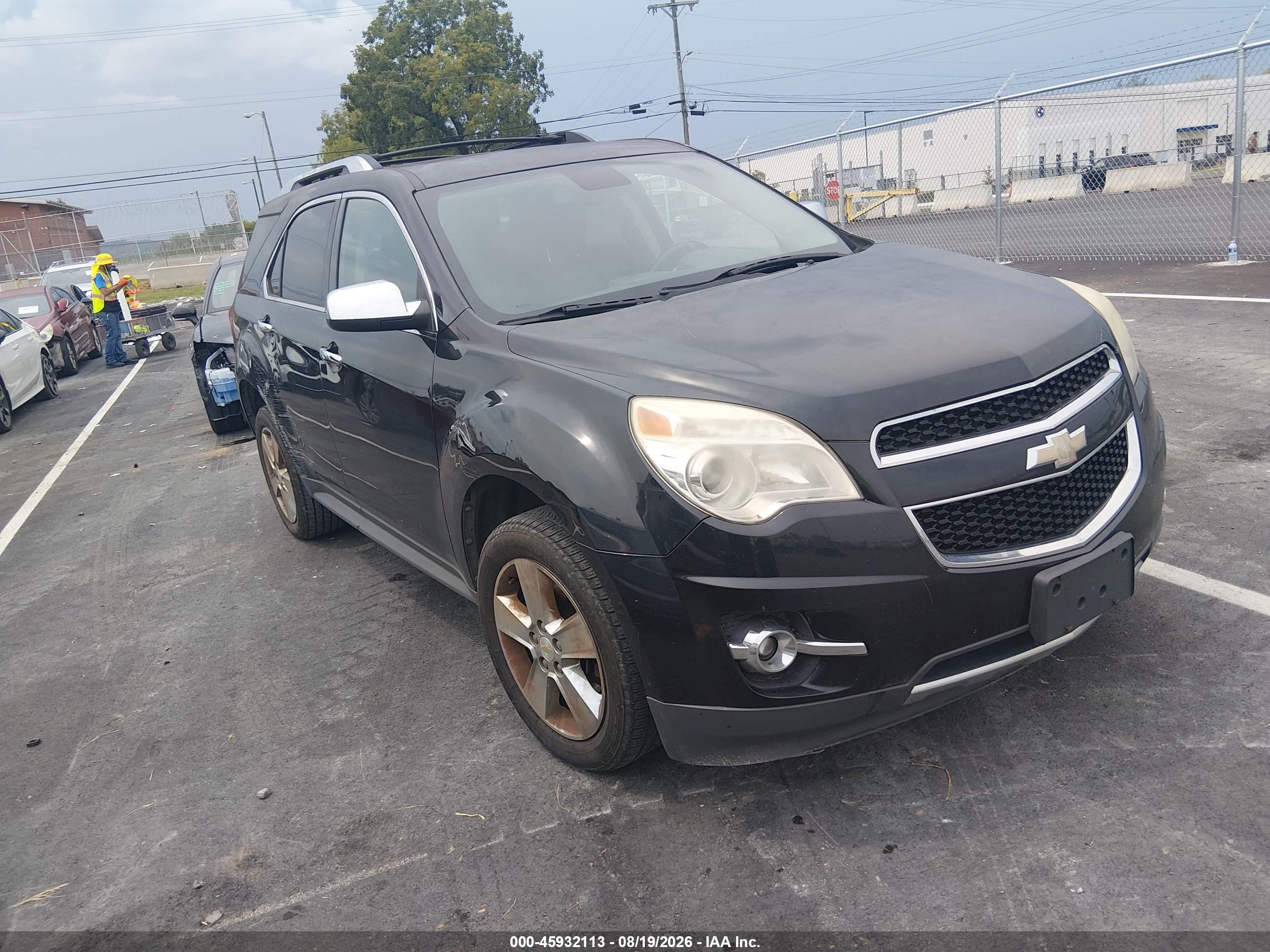 2012 Chevrolet Equinox Ltz Black vin: 2GNFLFE58C6160722