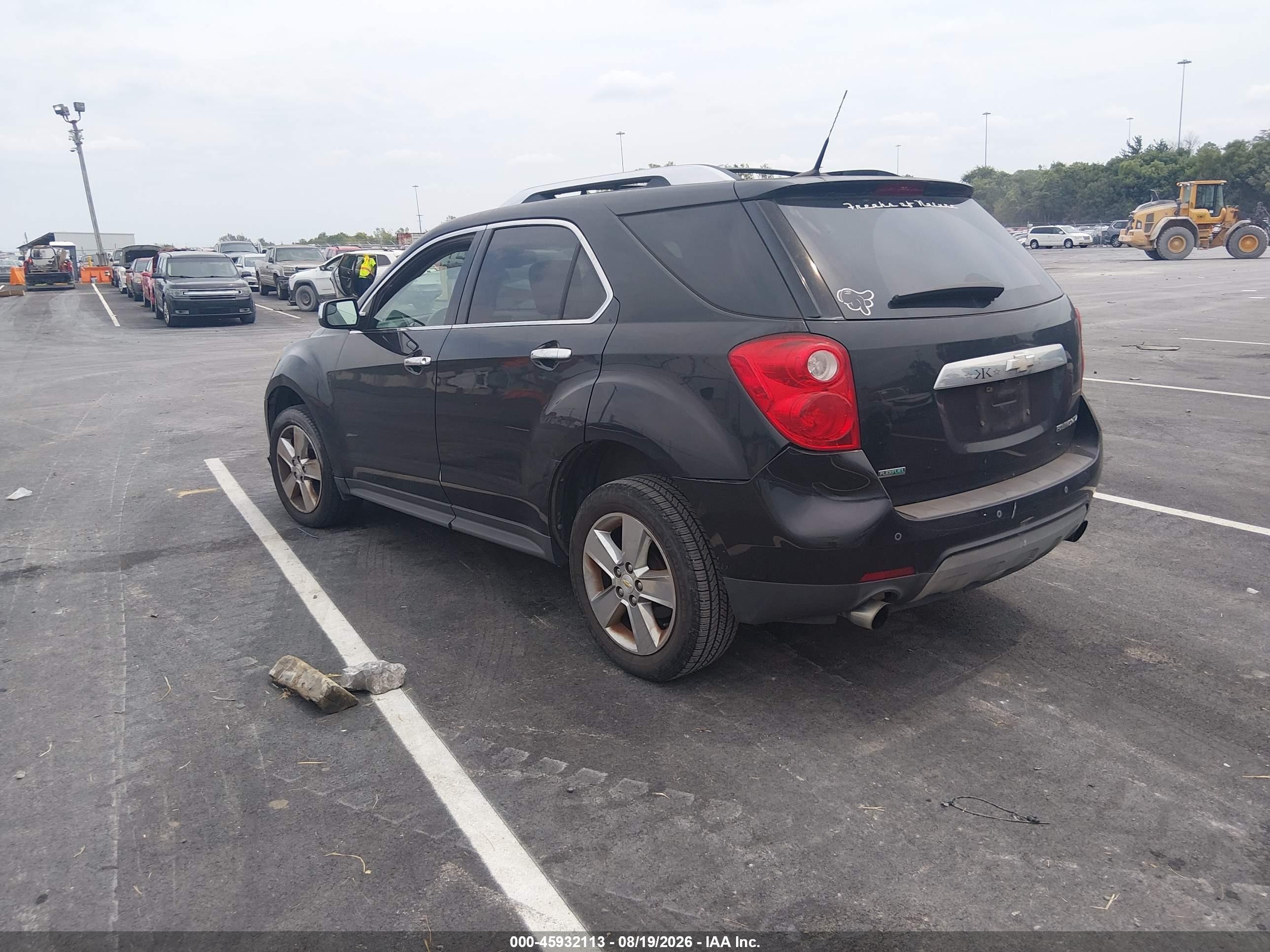 2012 Chevrolet Equinox Ltz Black vin: 2GNFLFE58C6160722
