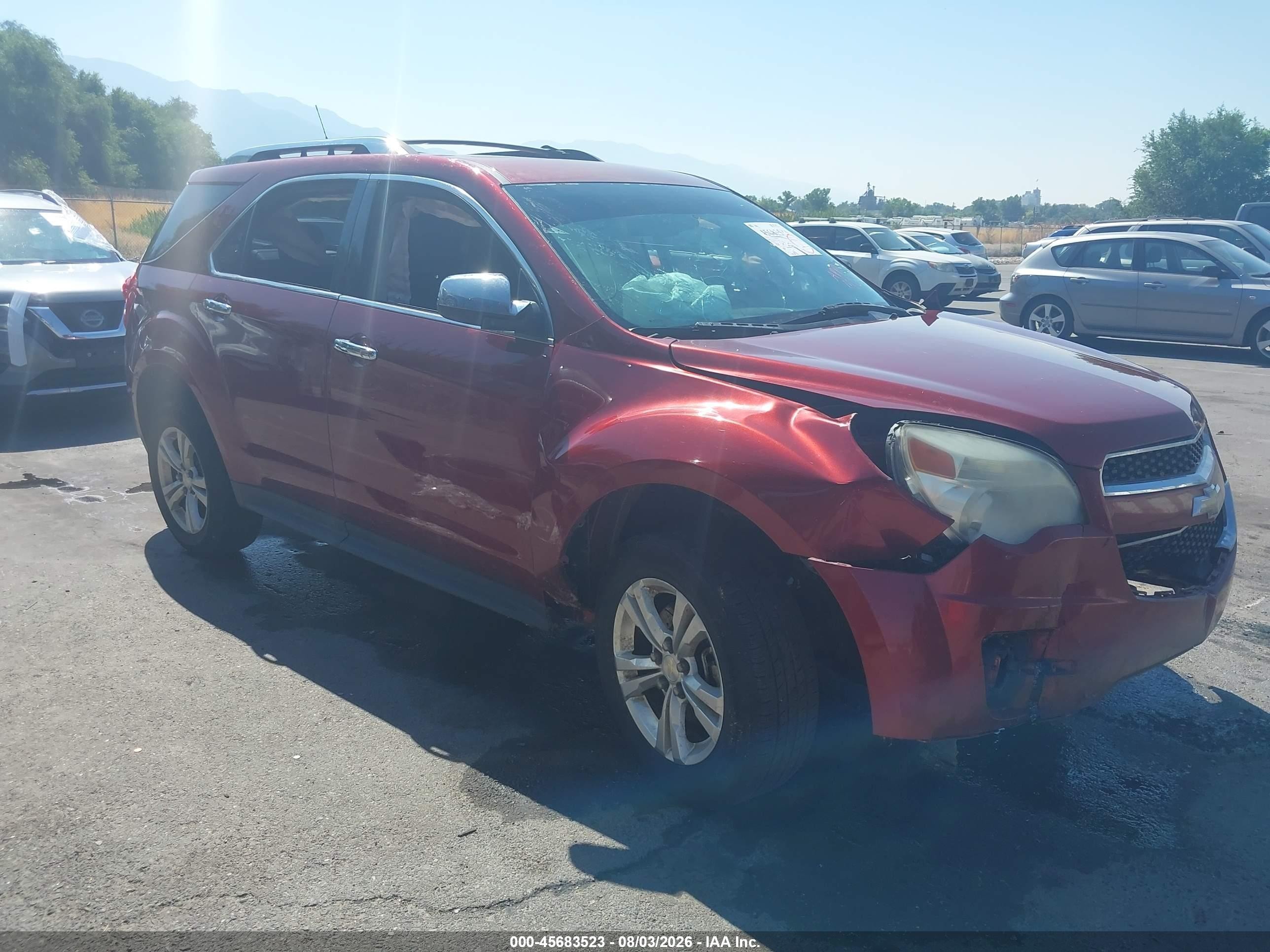 2012 Chevrolet Equinox Ltz Красный vin: 2GNFLFE59C6389586