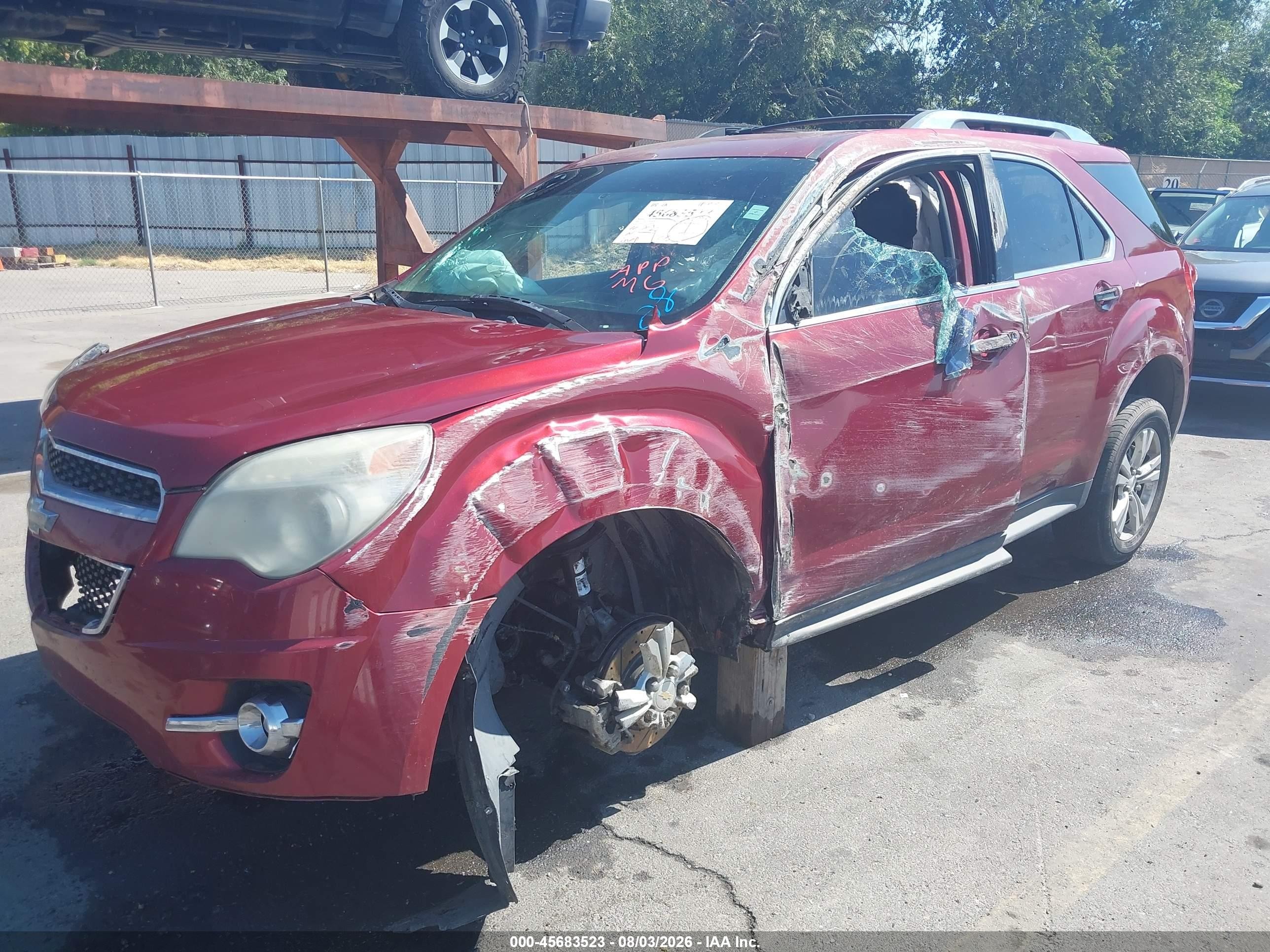 2012 Chevrolet Equinox Ltz Красный vin: 2GNFLFE59C6389586