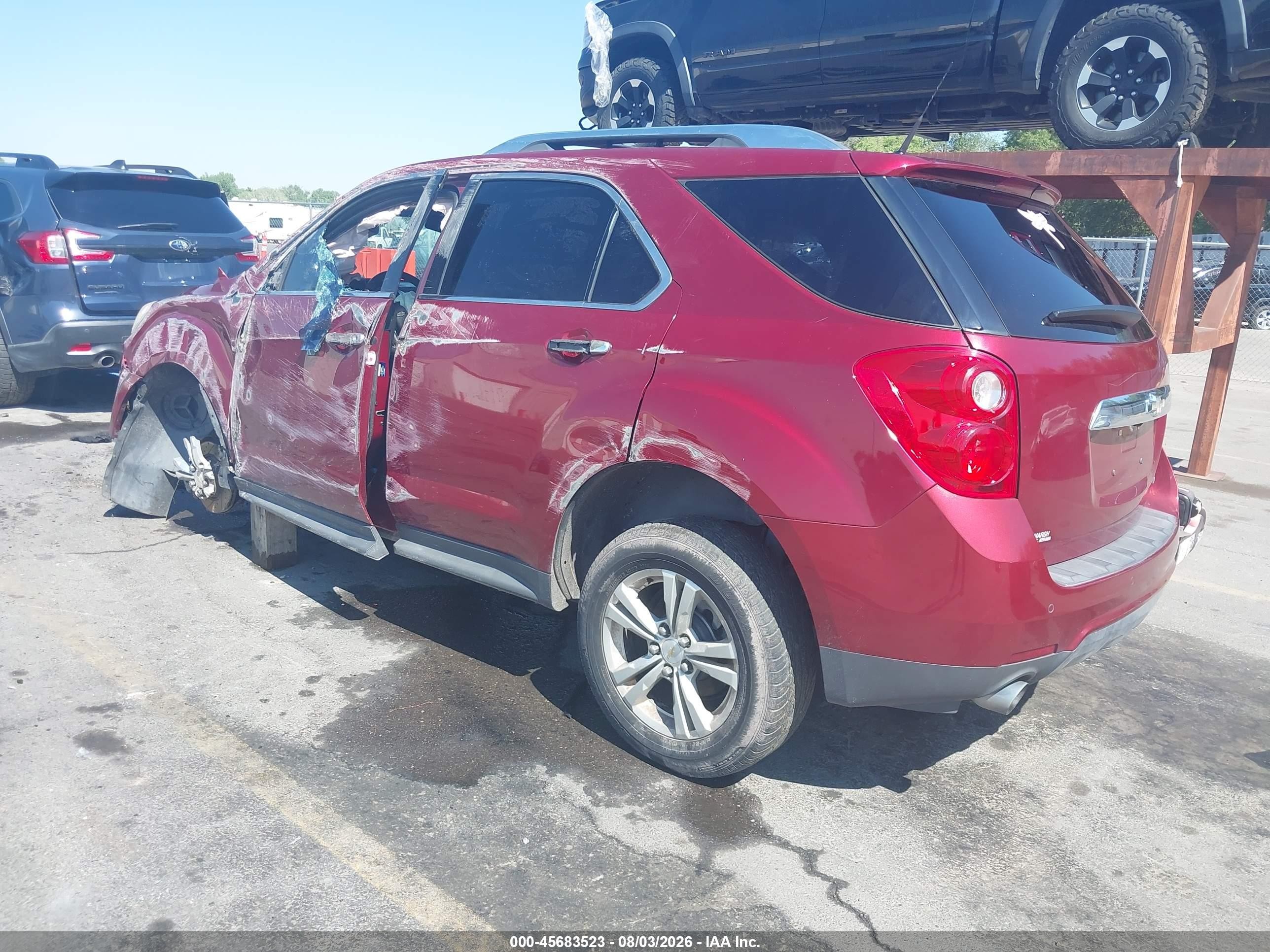 2012 Chevrolet Equinox Ltz Красный vin: 2GNFLFE59C6389586