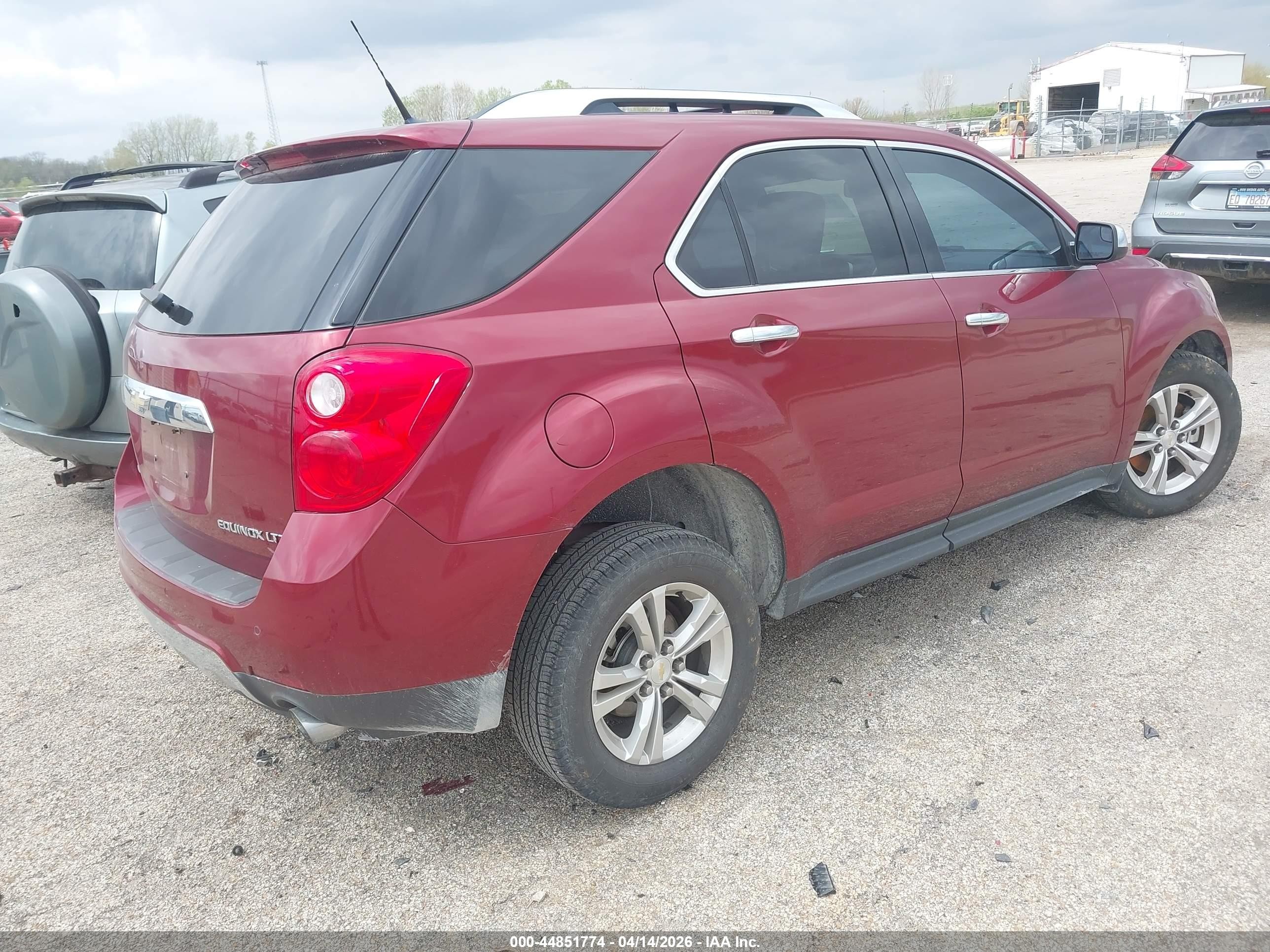 2012 Chevrolet Equinox Ltz Burgundy vin: 2GNFLFE5XC6218328
