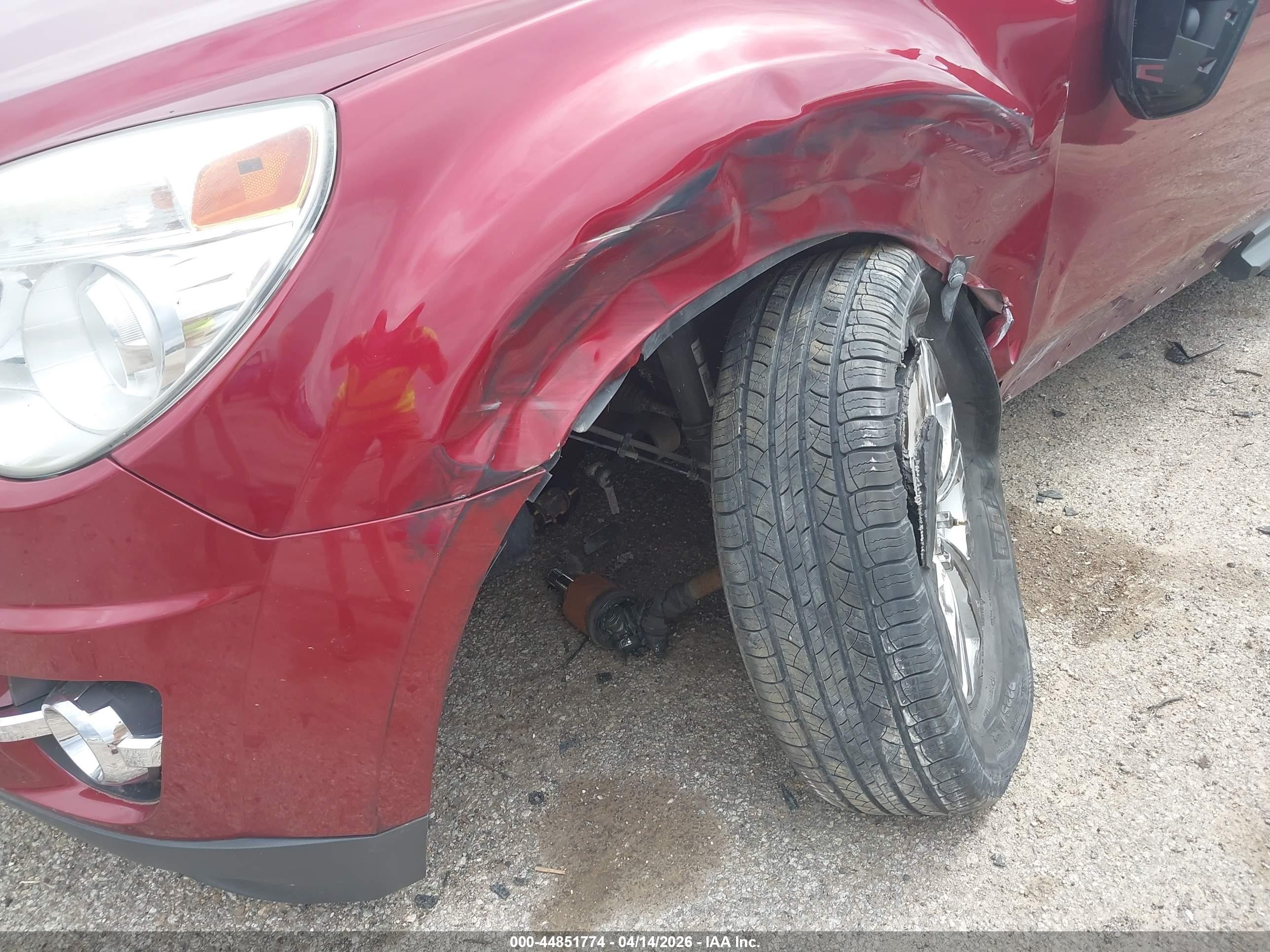 2012 Chevrolet Equinox Ltz Burgundy vin: 2GNFLFE5XC6218328