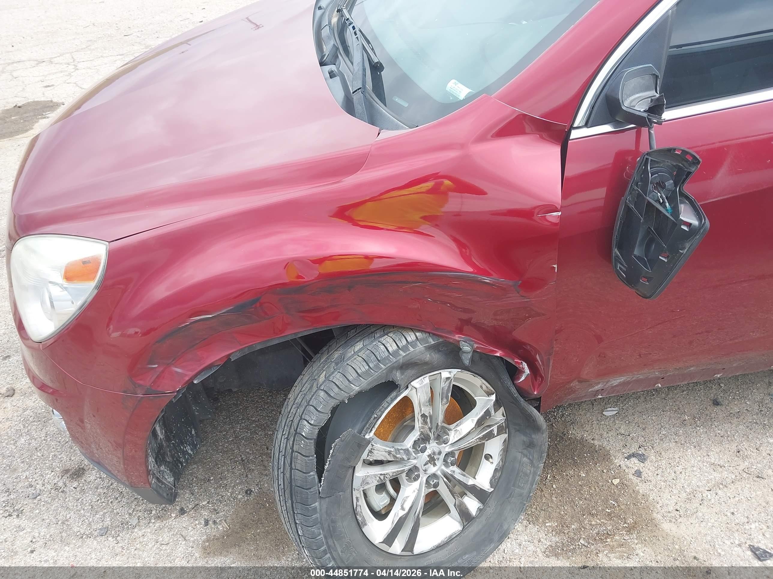 2012 Chevrolet Equinox Ltz Burgundy vin: 2GNFLFE5XC6218328