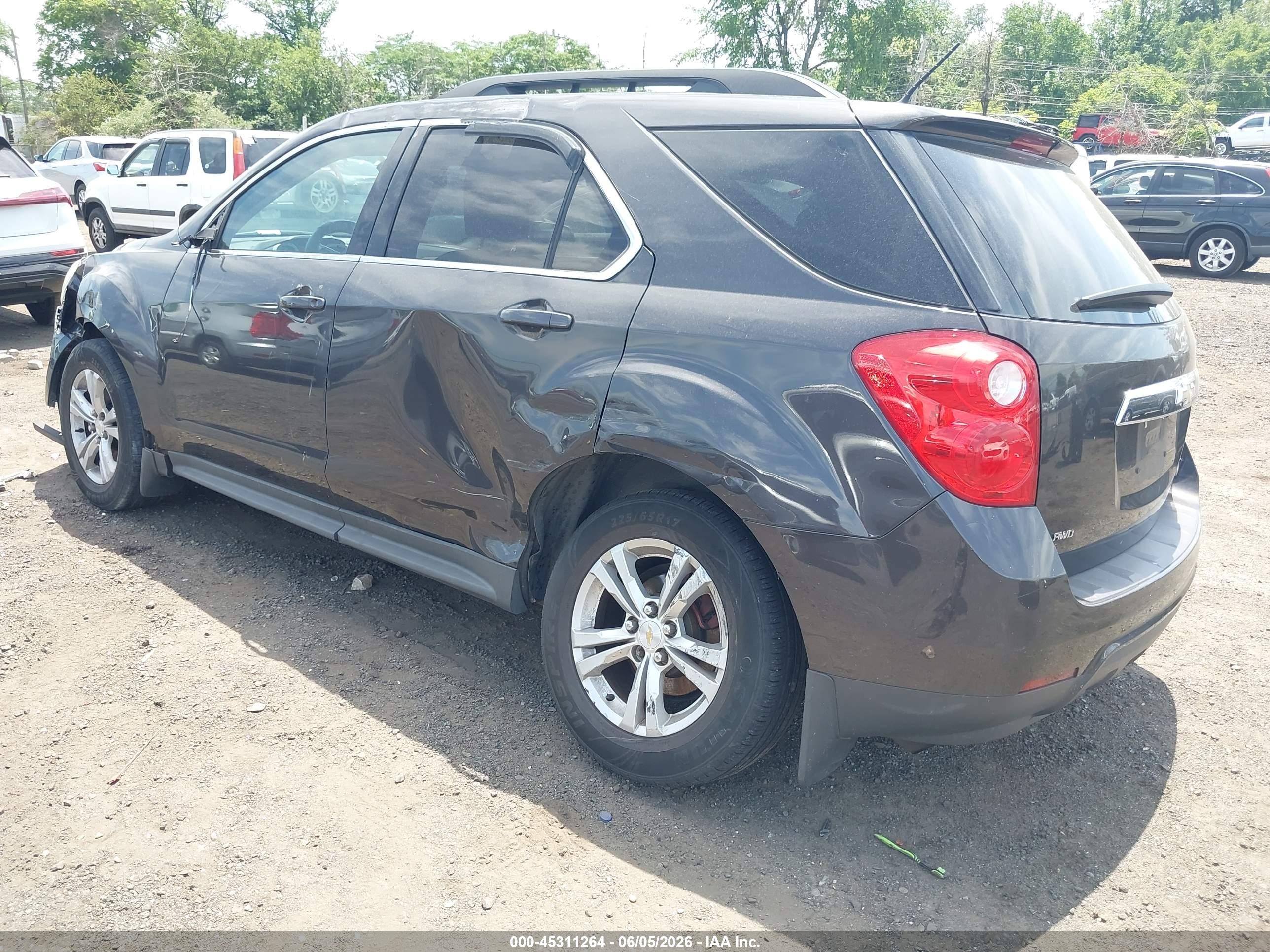 2014 Chevrolet Equinox 1lt Gray vin: 2GNFLFEK0E6226494