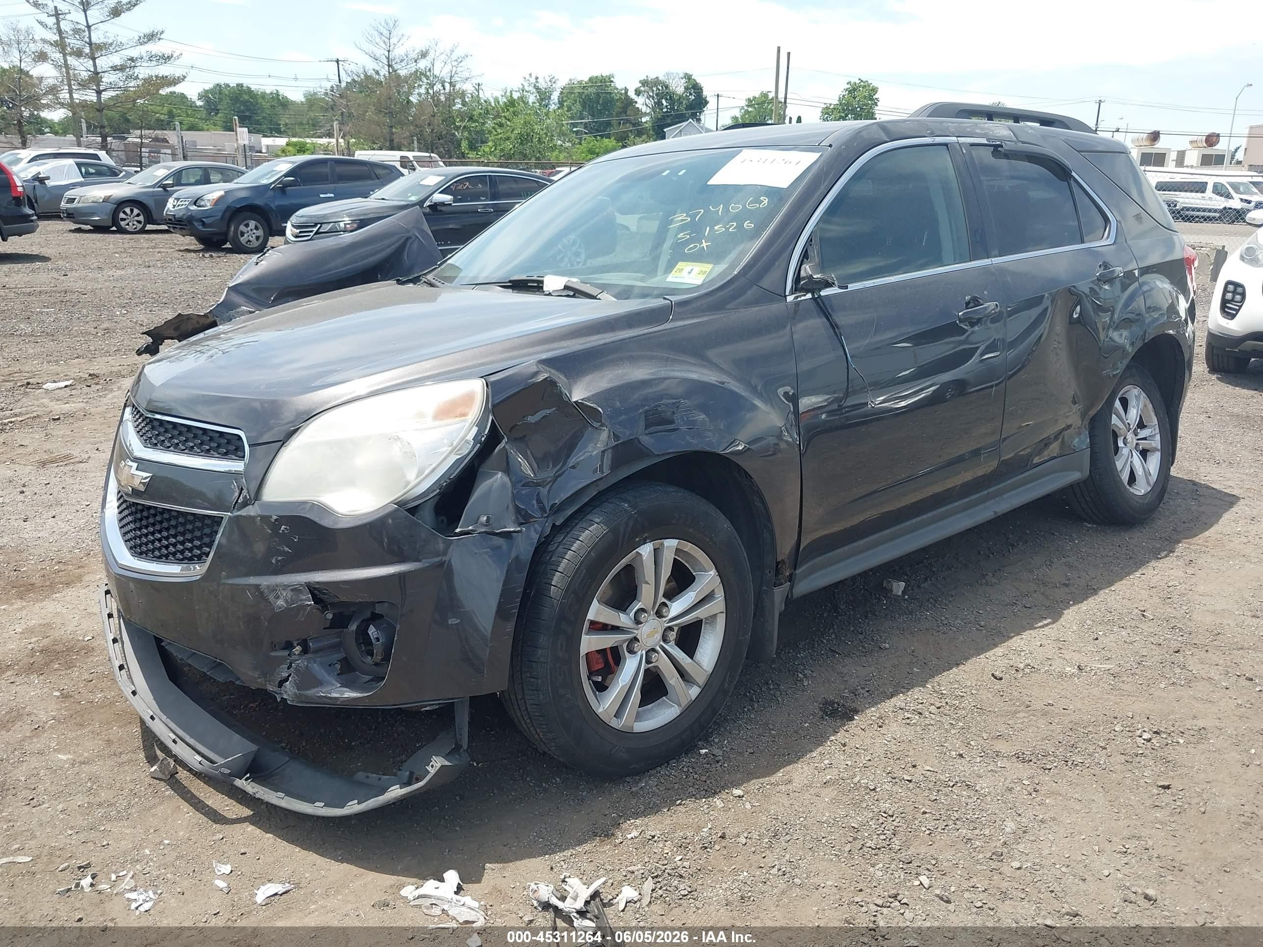 2014 Chevrolet Equinox 1lt Gray vin: 2GNFLFEK0E6226494