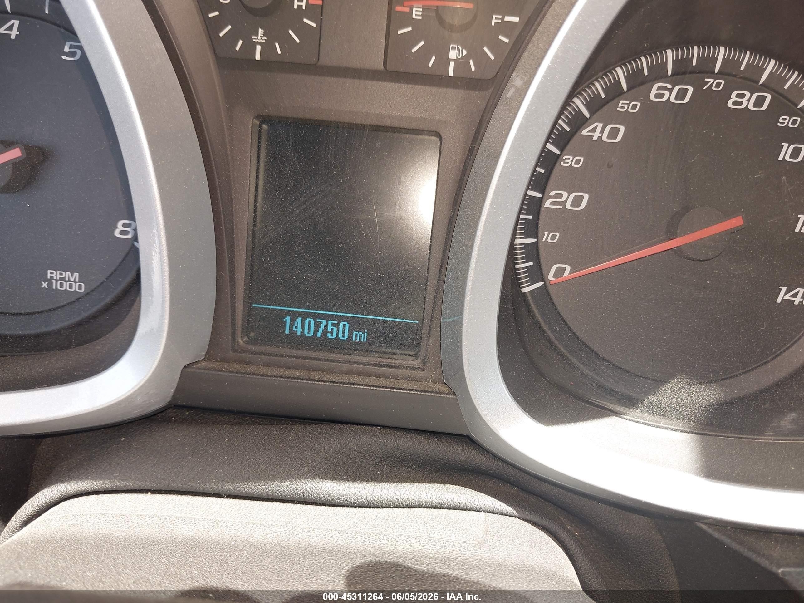 2014 Chevrolet Equinox 1lt Gray vin: 2GNFLFEK0E6226494