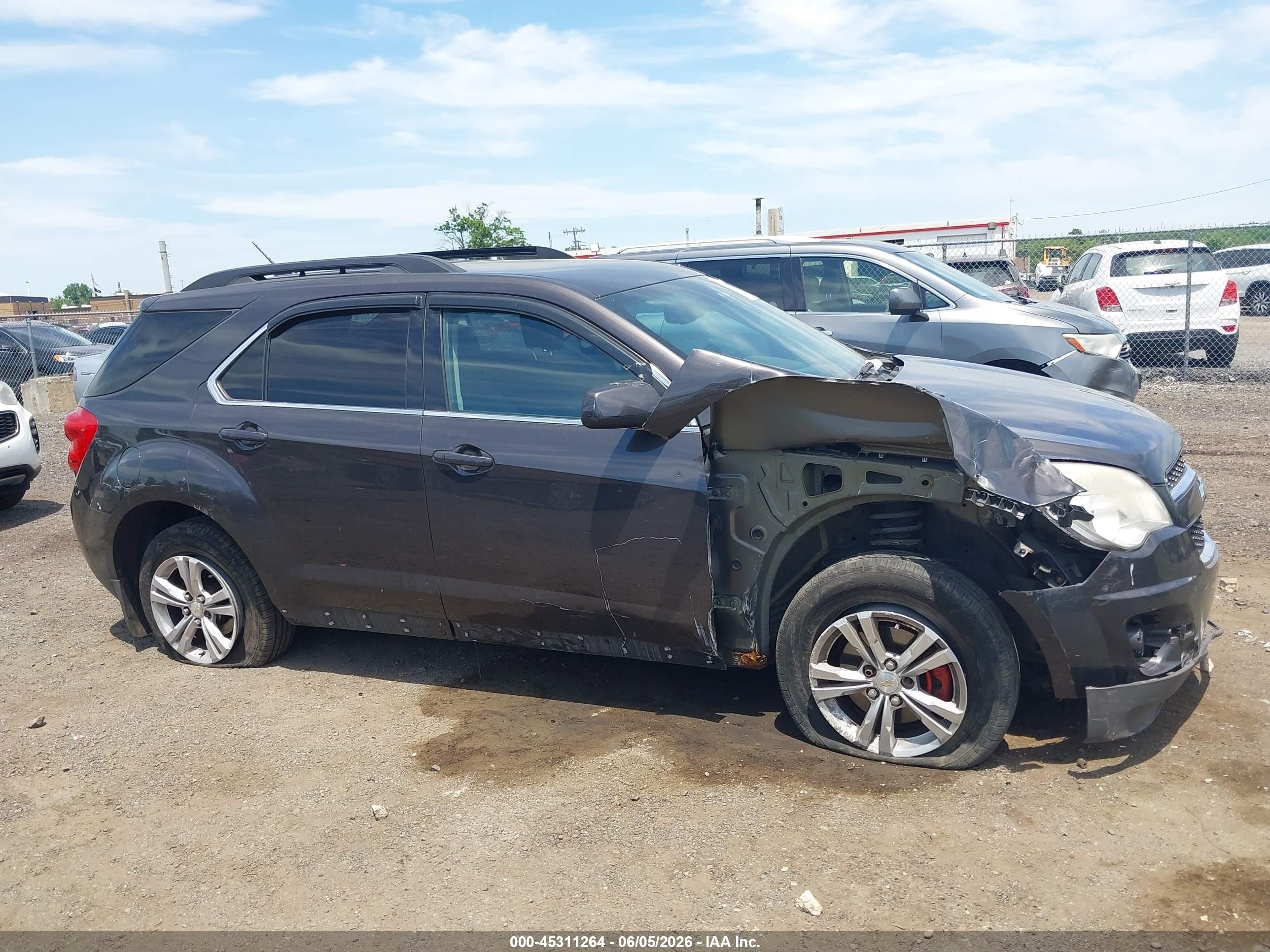 2014 Chevrolet Equinox 1lt Gray vin: 2GNFLFEK0E6226494