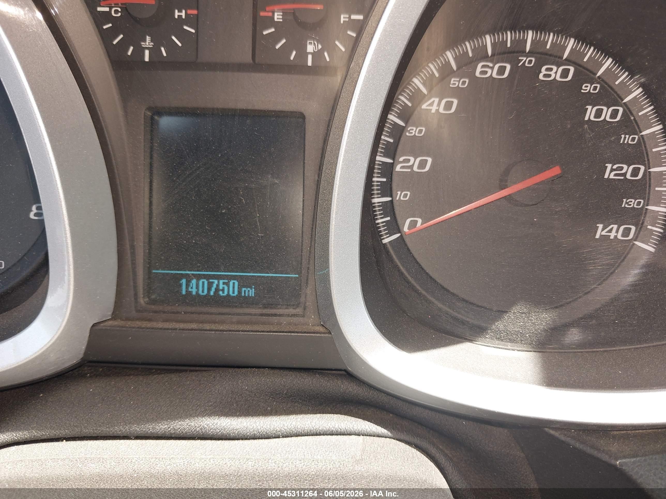 2014 Chevrolet Equinox 1lt Gray vin: 2GNFLFEK0E6226494