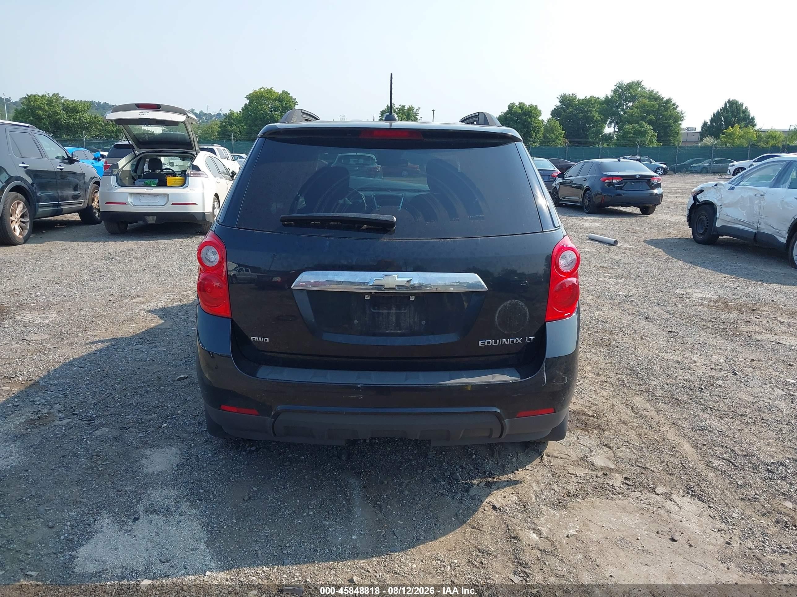 2015 Chevrolet Equinox Lt Black vin: 2GNFLFEK0F6135274