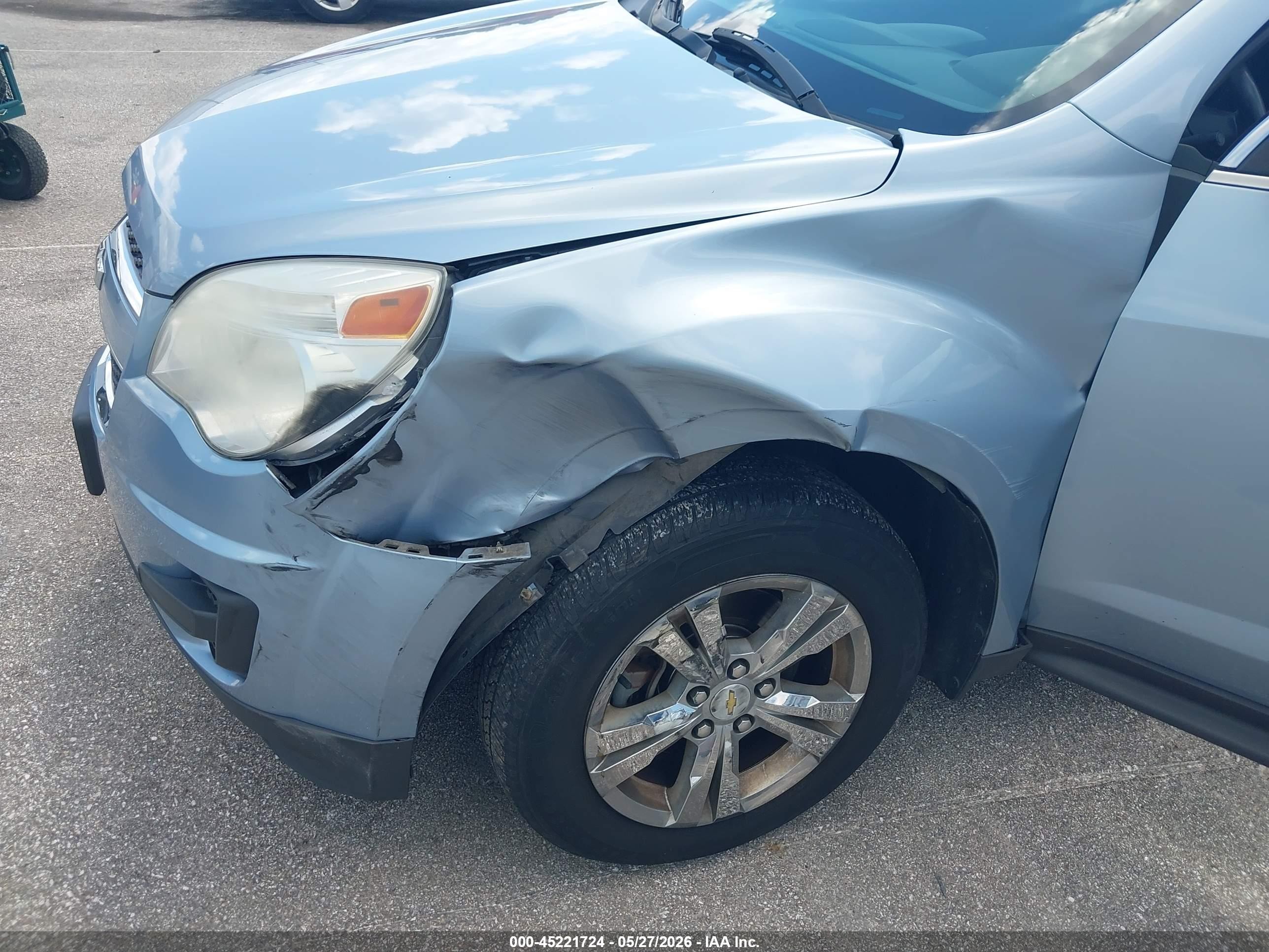 2015 Chevrolet Equinox 1lt Blue vin: 2GNFLFEK0F6142581