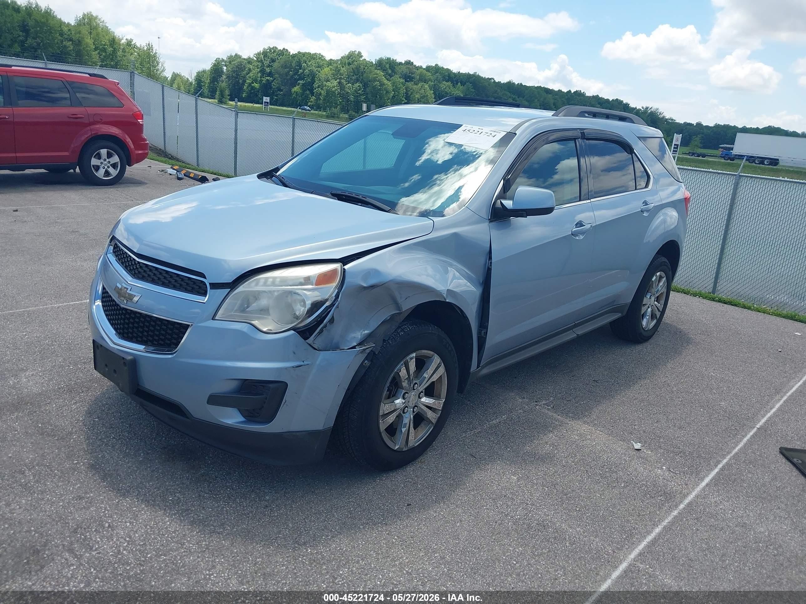 2015 Chevrolet Equinox 1lt Blue vin: 2GNFLFEK0F6142581