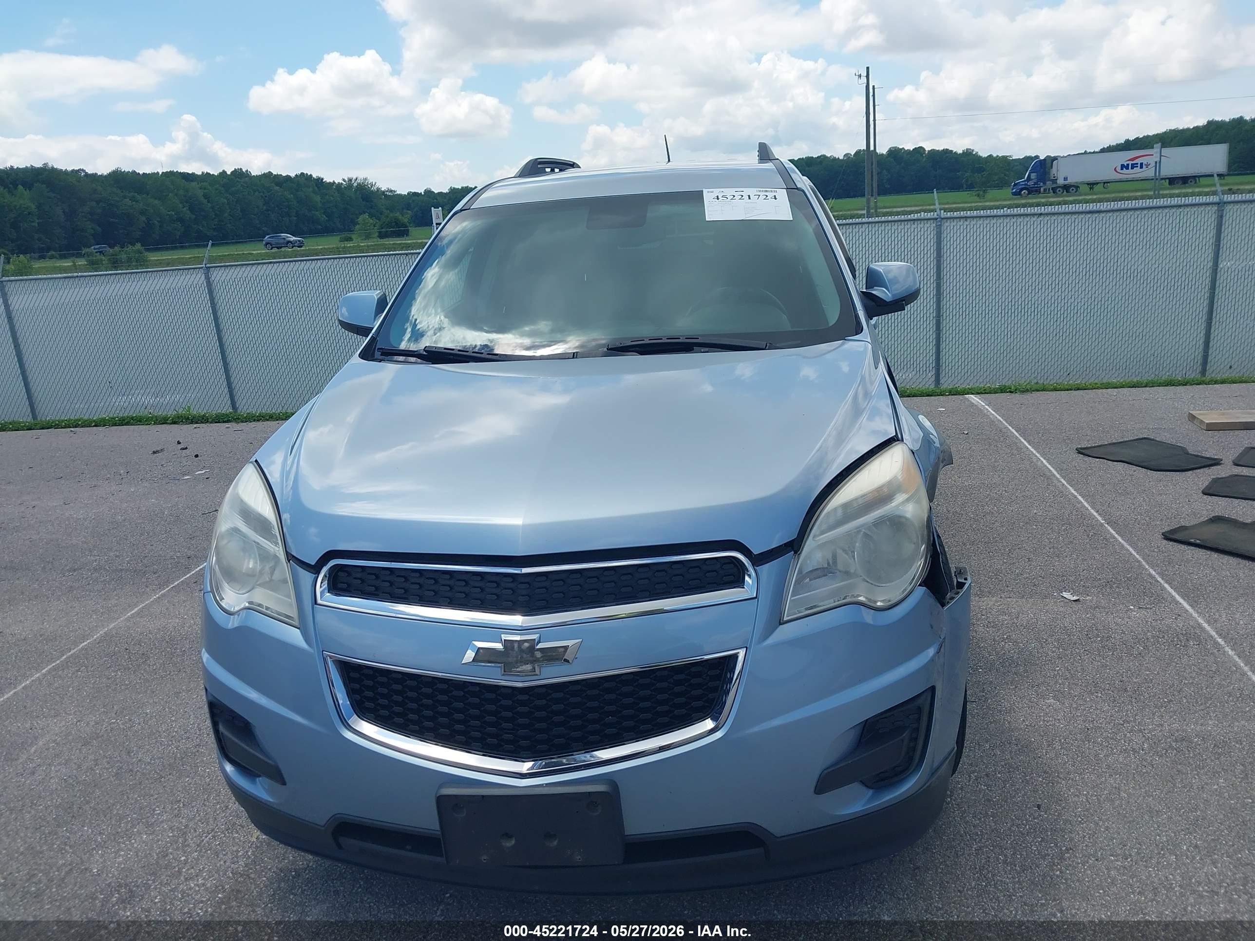 2015 Chevrolet Equinox 1lt Blue vin: 2GNFLFEK0F6142581