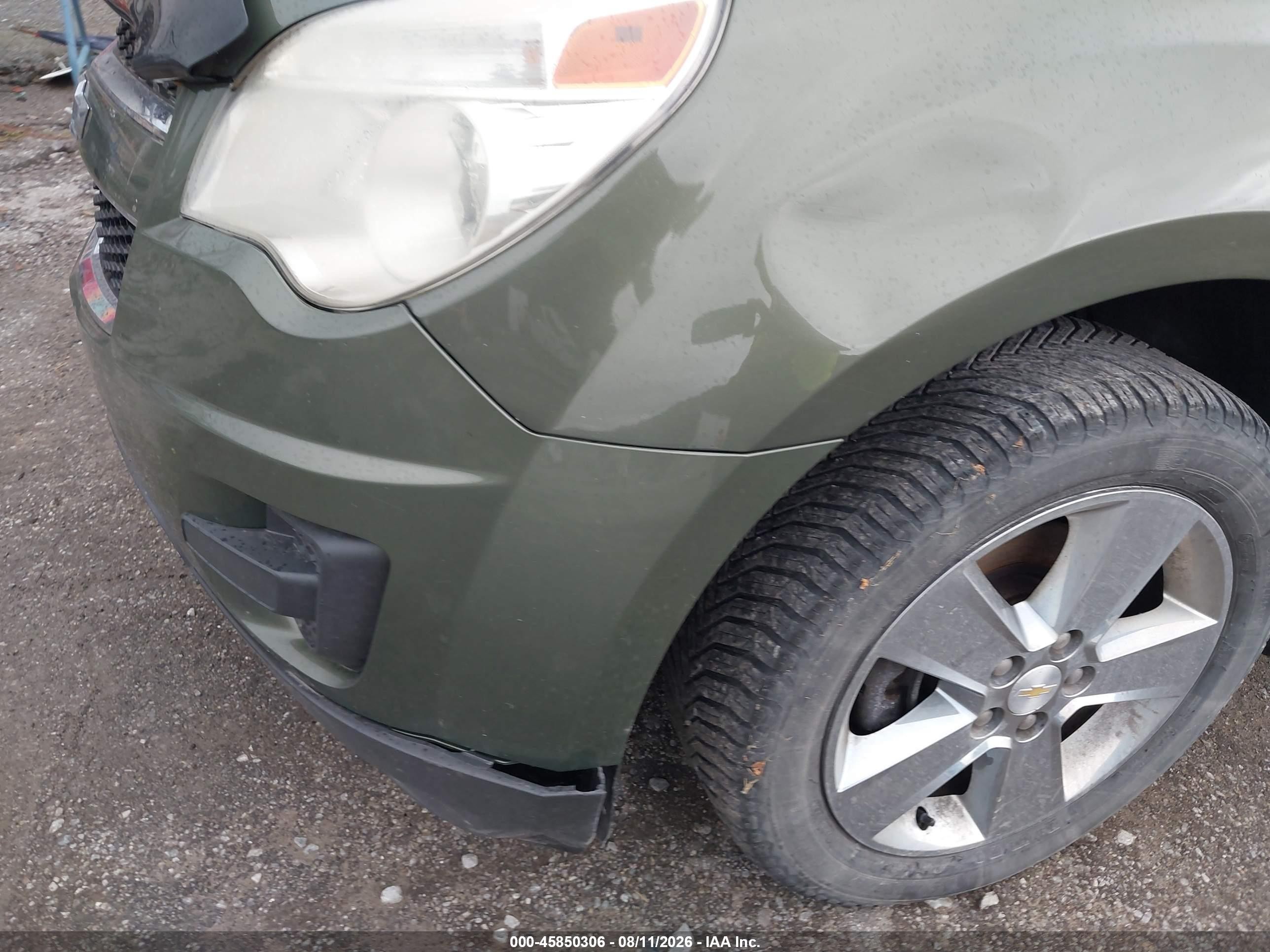 2015 Chevrolet Equinox Lt Зеленый vin: 2GNFLFEK0F6151653