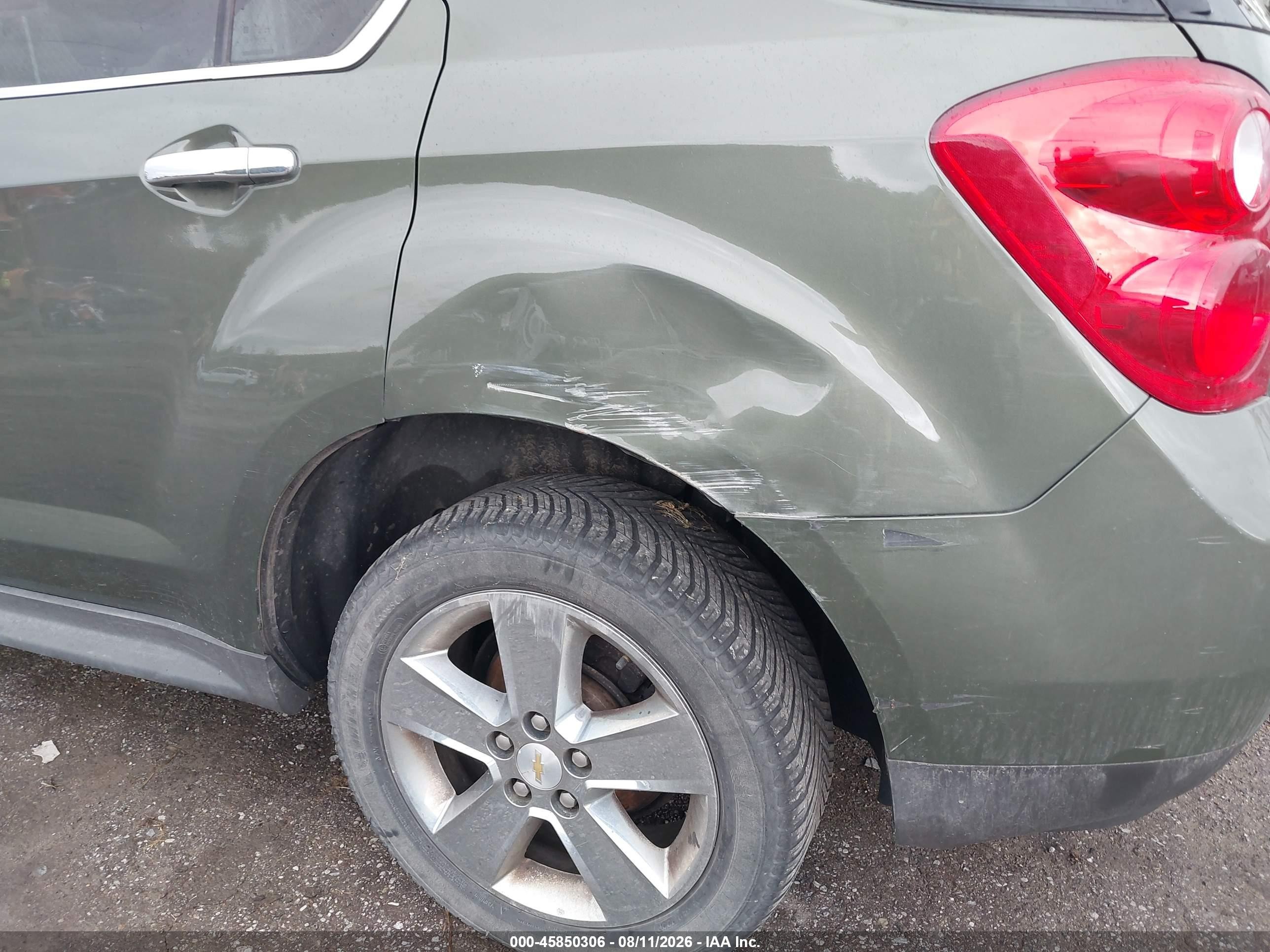 2015 Chevrolet Equinox Lt Зеленый vin: 2GNFLFEK0F6151653
