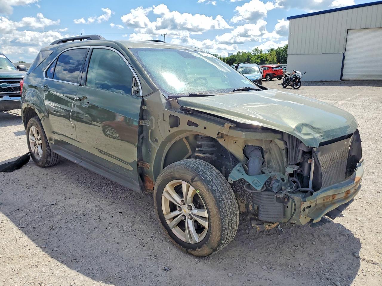 2015 Chevrolet Equinox Lt Зеленый vin: 2GNFLFEK0F6217165