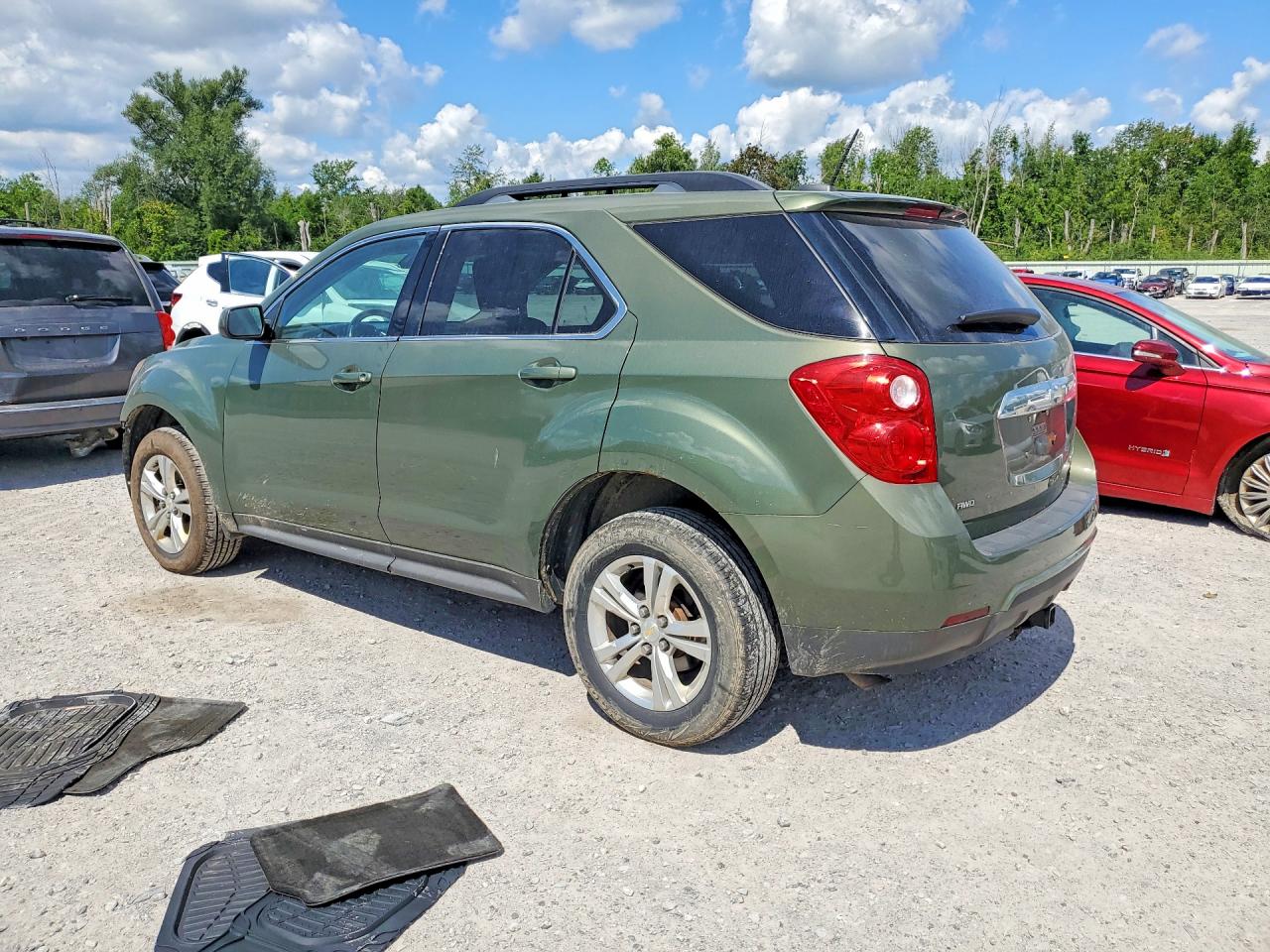 2015 Chevrolet Equinox Lt Зеленый vin: 2GNFLFEK0F6217165