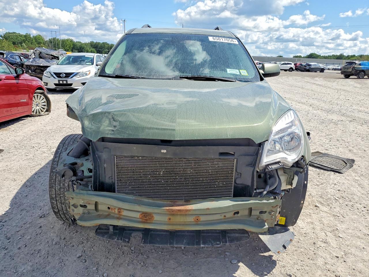 2015 Chevrolet Equinox Lt Зеленый vin: 2GNFLFEK0F6217165
