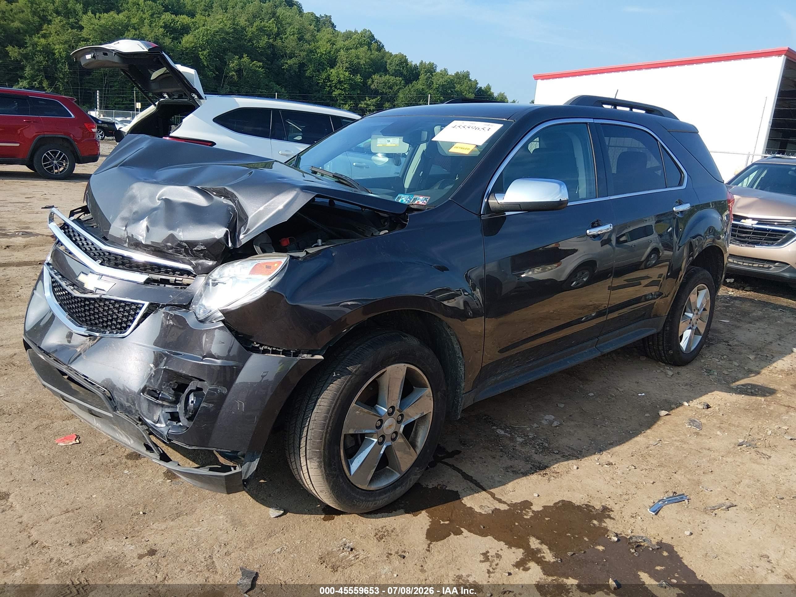 2015 Chevrolet Equinox Lt Gray vin: 2GNFLFEK0F6329741