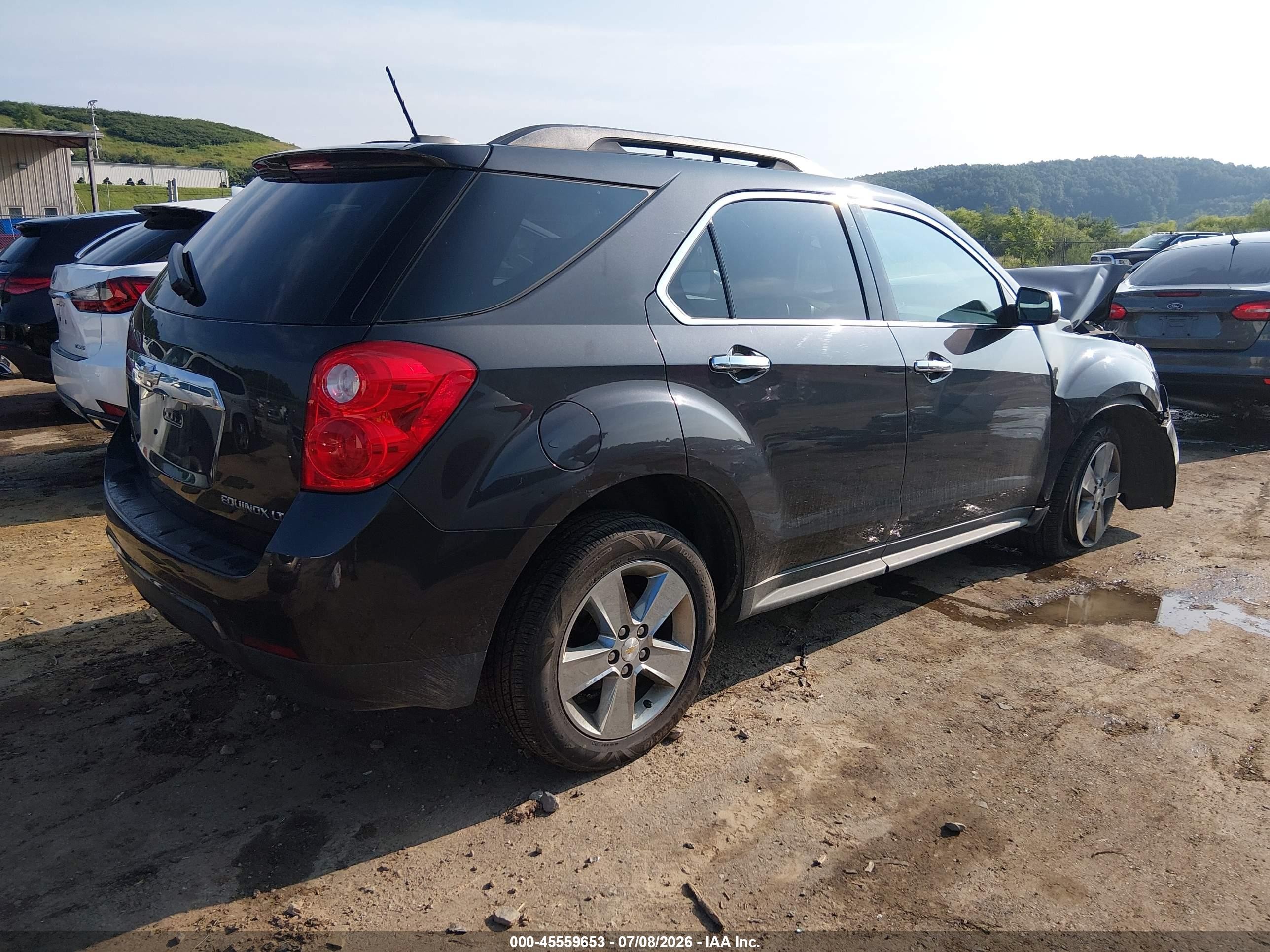 2015 Chevrolet Equinox Lt Gray vin: 2GNFLFEK0F6329741