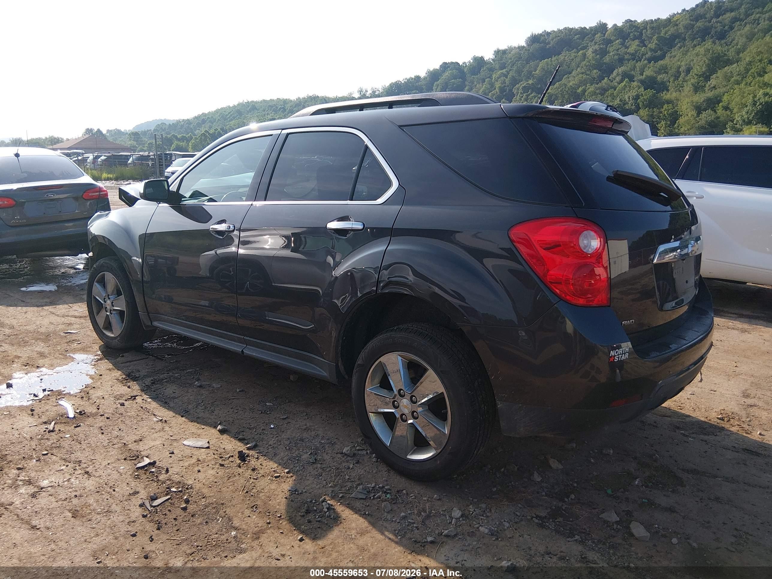 2015 Chevrolet Equinox Lt Gray vin: 2GNFLFEK0F6329741